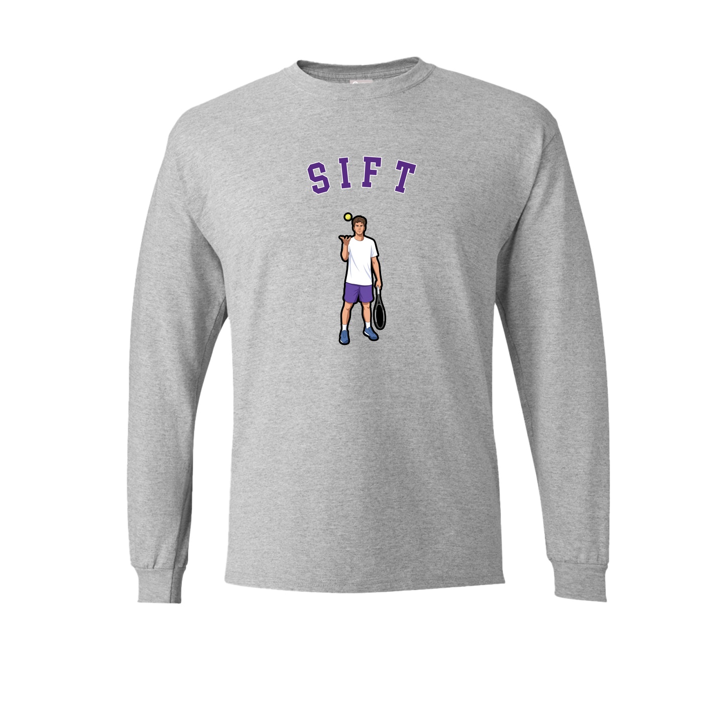 Long Sleeve Tee — Shirsey Arch in Grey