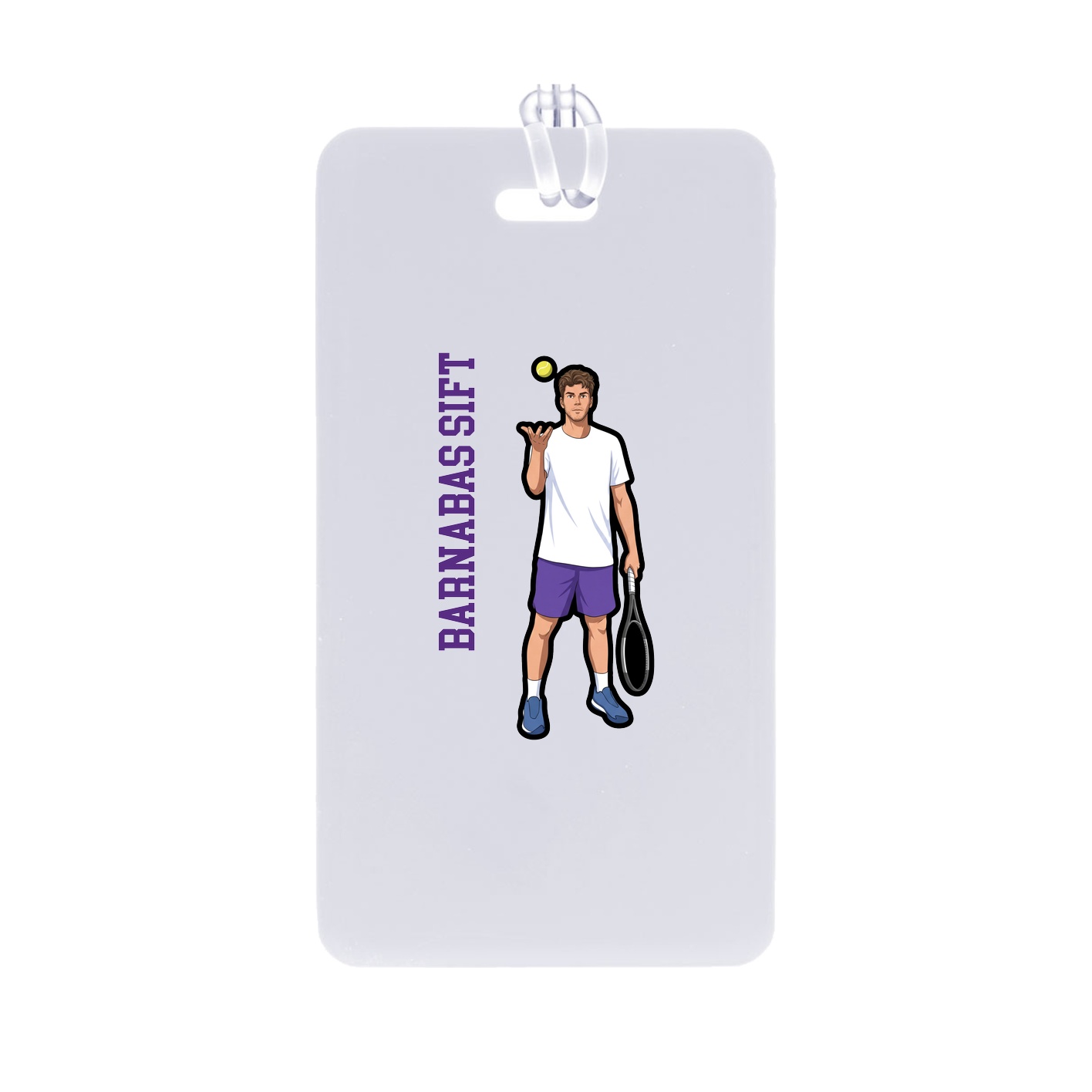 Bag Tag — Name Vertical in Classic