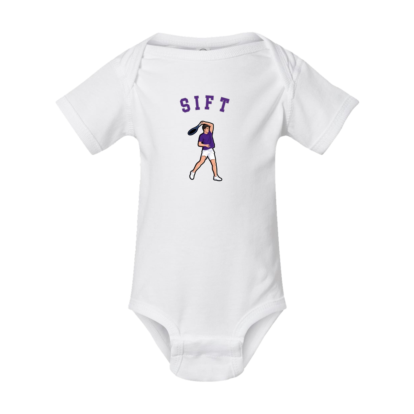 Baby Onesie — Shirsey Arch in White
