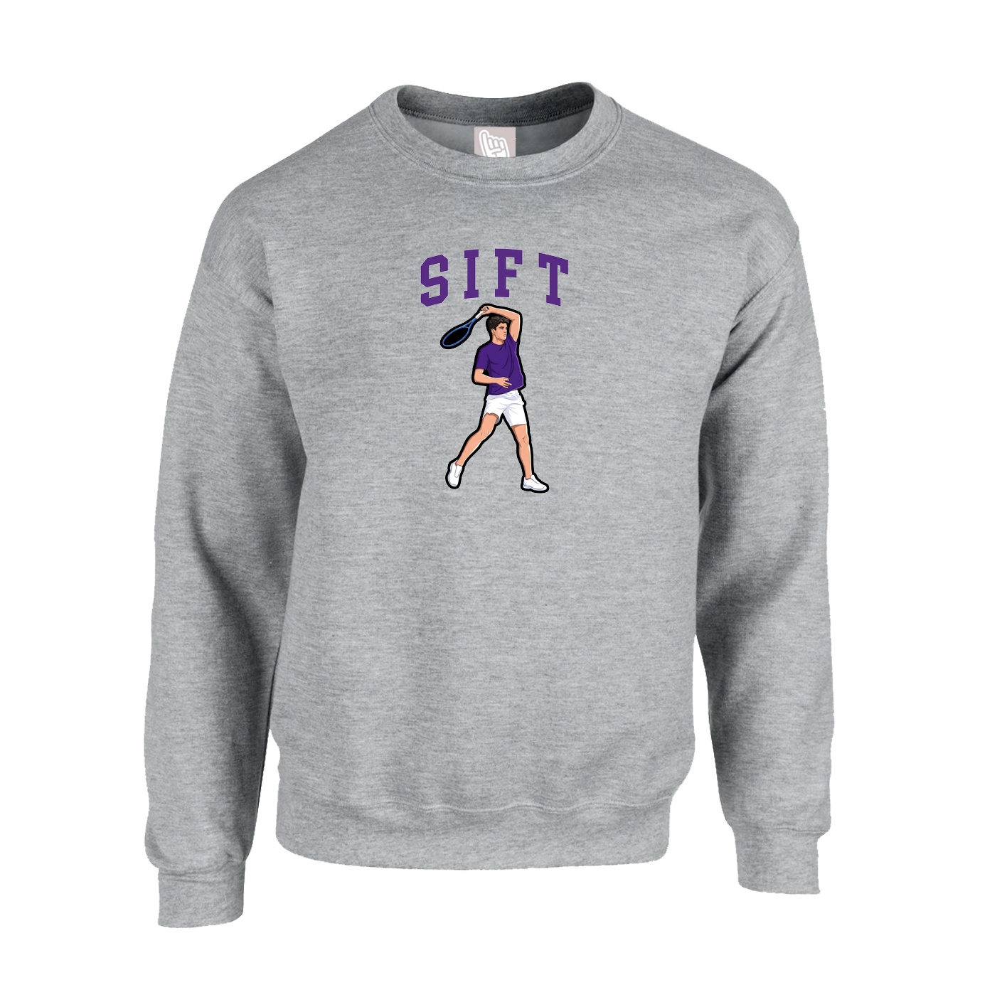Fleece Crew — Shirsey in Grey
