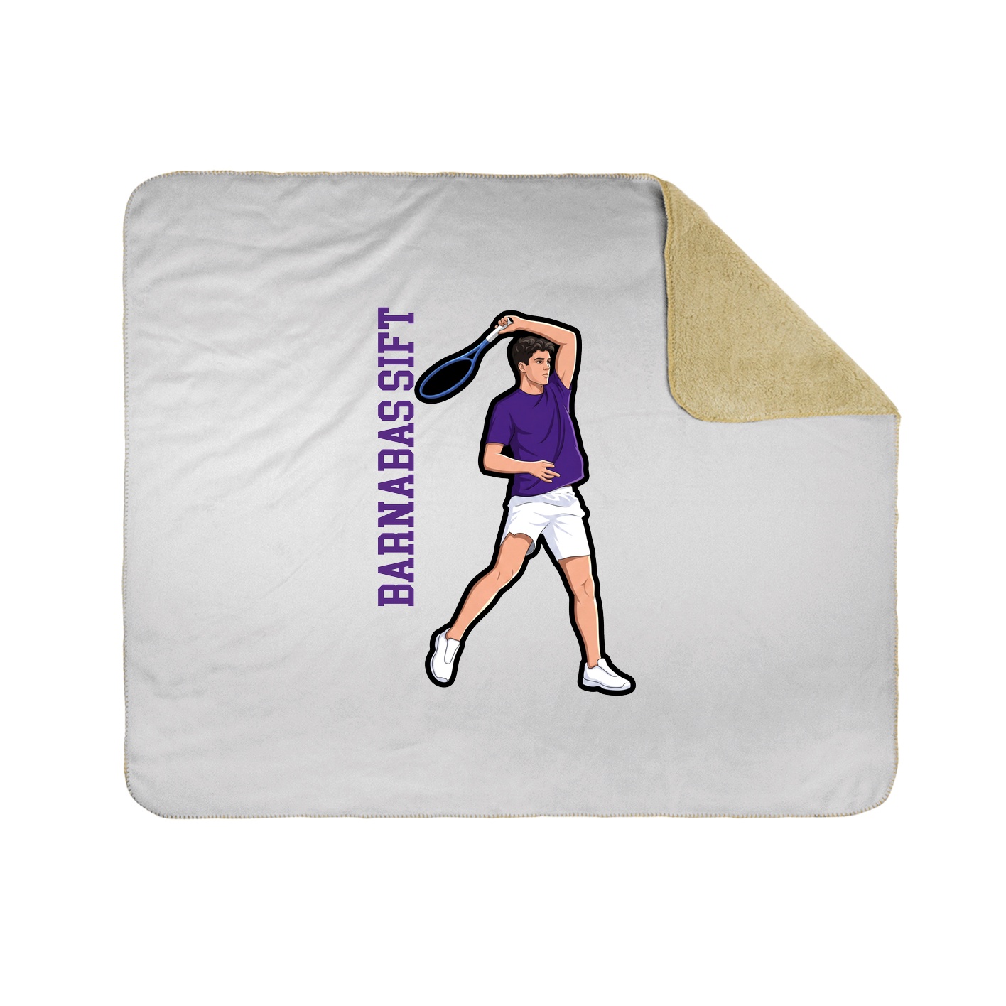 50x60 Sherpa Lined Throw Blanket