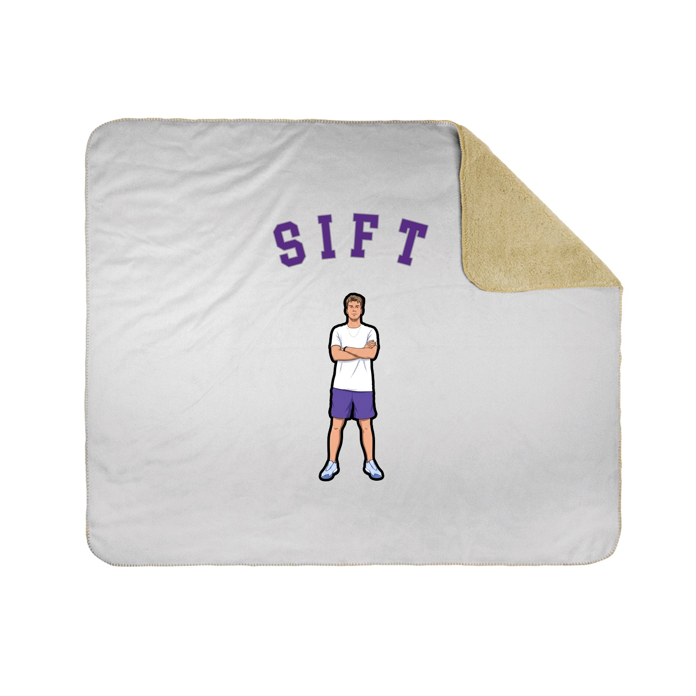 Throw Blanket — Shirsey Arch in White