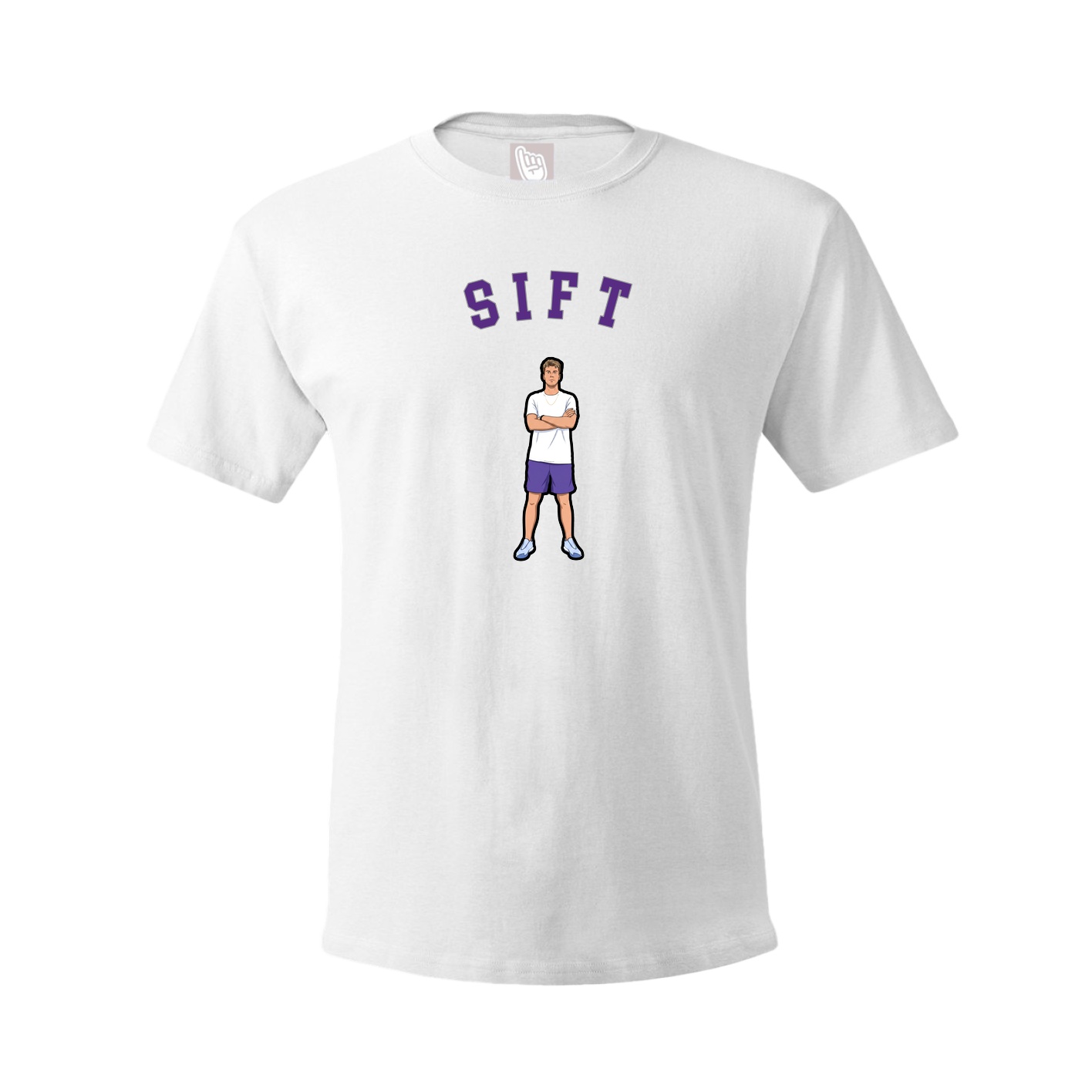 Tee — Shirsey Arch in White