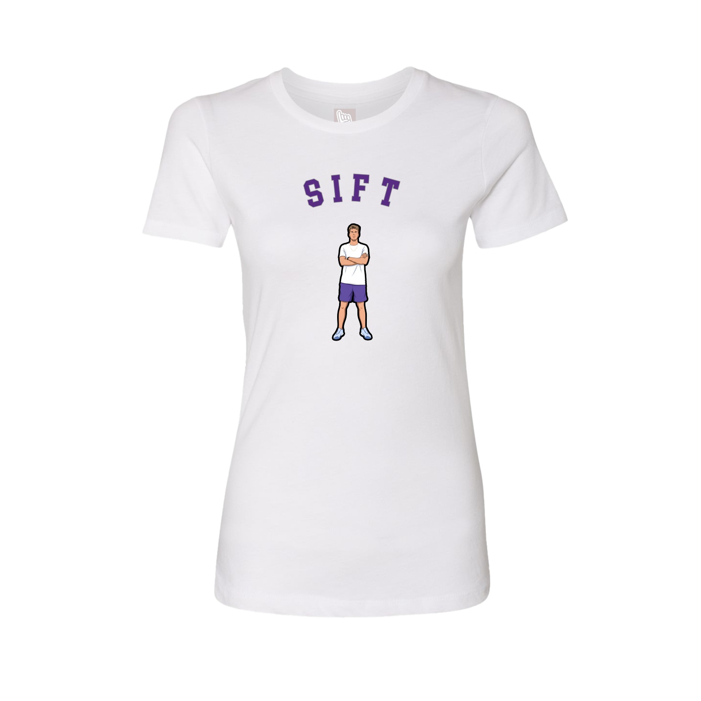 Womens Tee — Shirsey Arch in White
