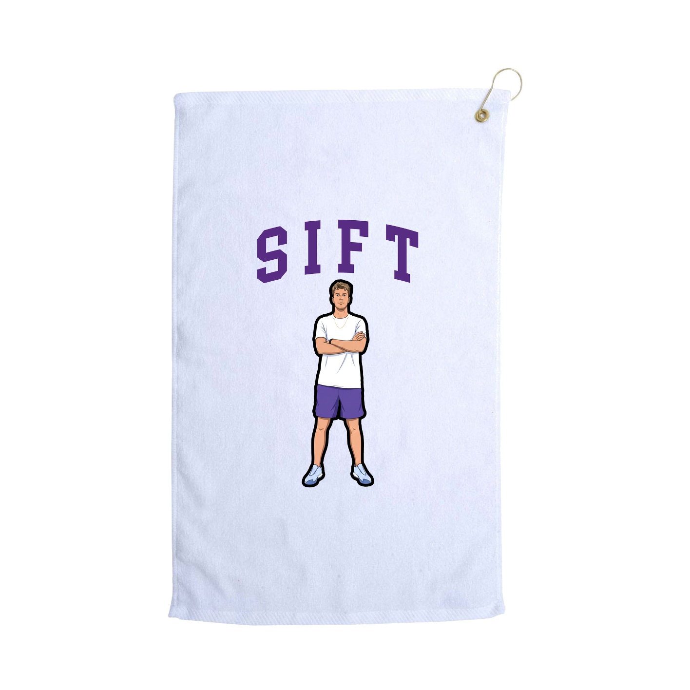 Golf Towel — Shirsey in White