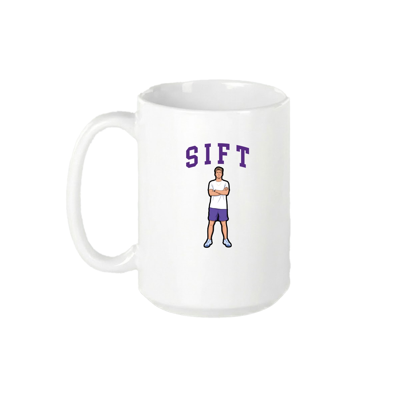 15oz Coffee Mug — Shirsey in White