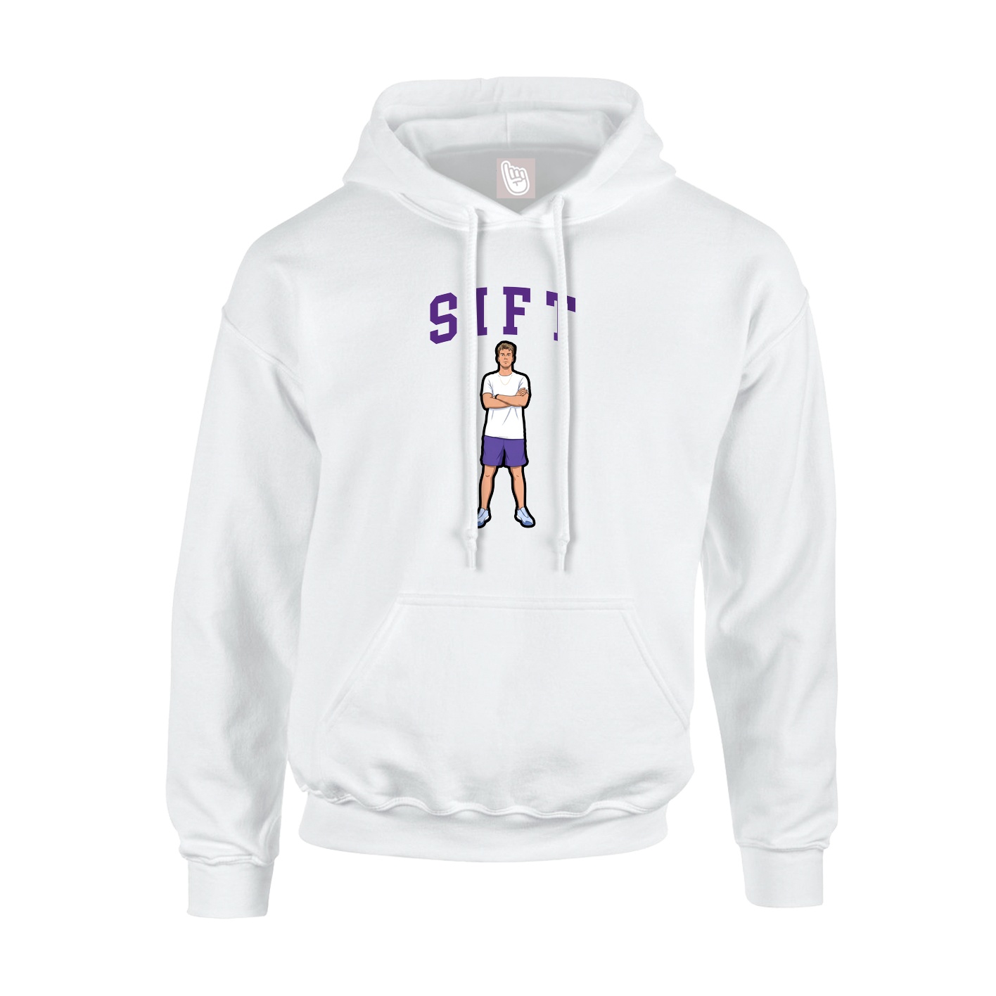 Youth Hoodie — Shirsey in White