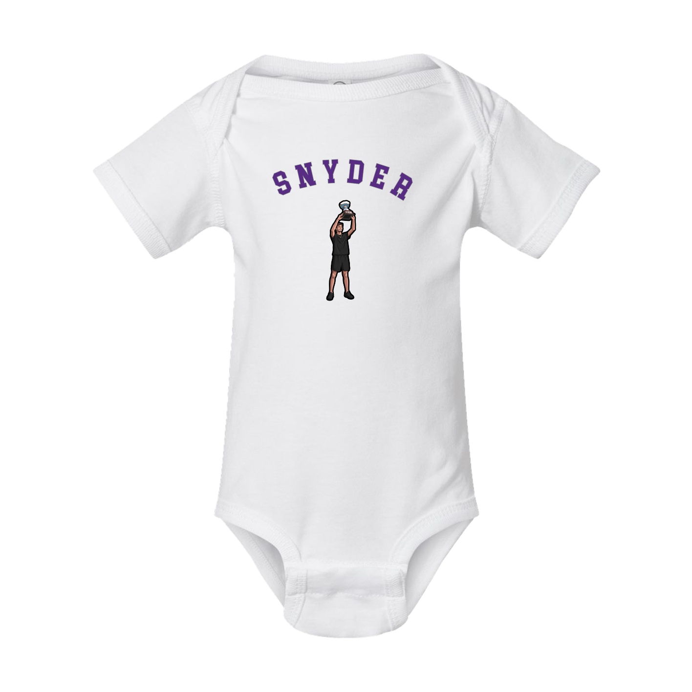 Baby Onesie — Shirsey Arch in White