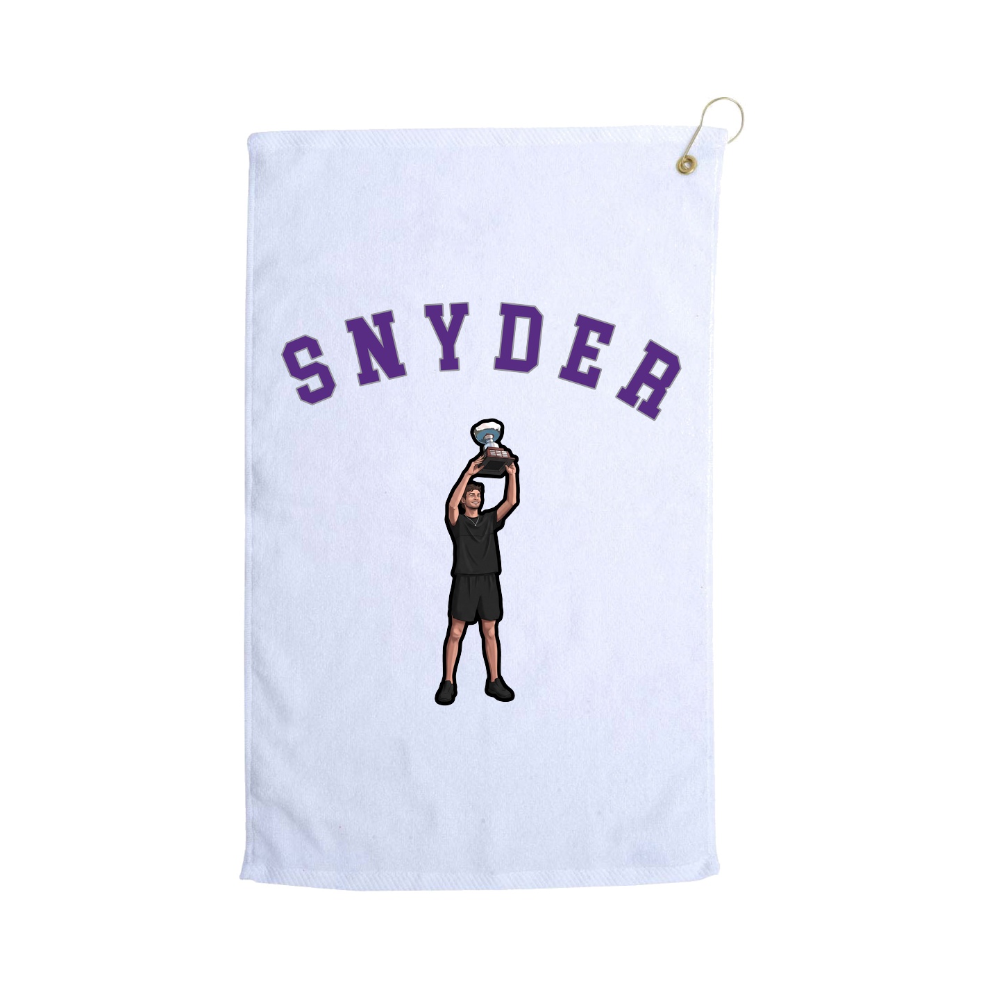 Golf Towel — Shirsey Arch in White