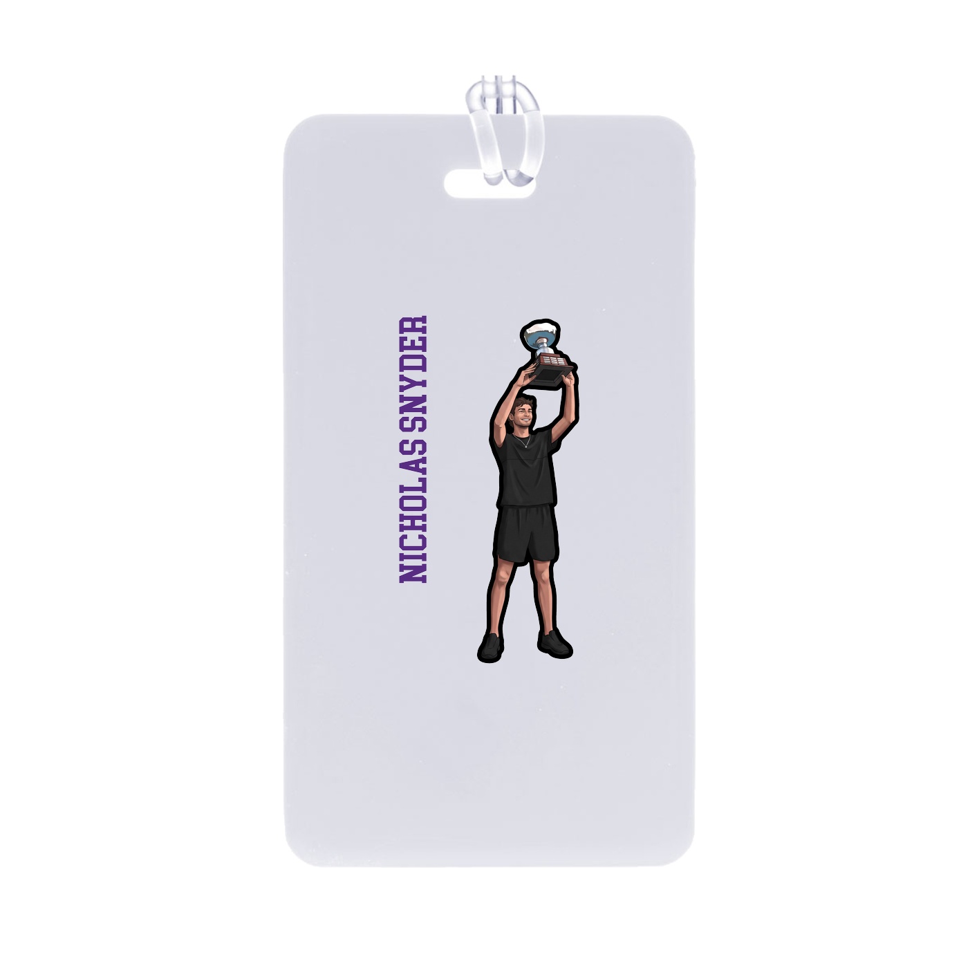 Bag Tag — Name Vertical in Classic