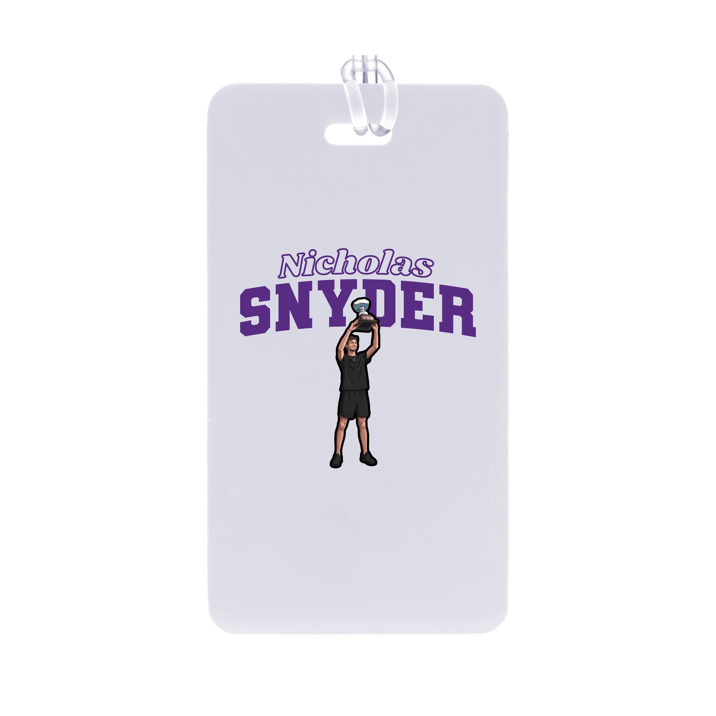 Bag Tag — Name Arch in Classic