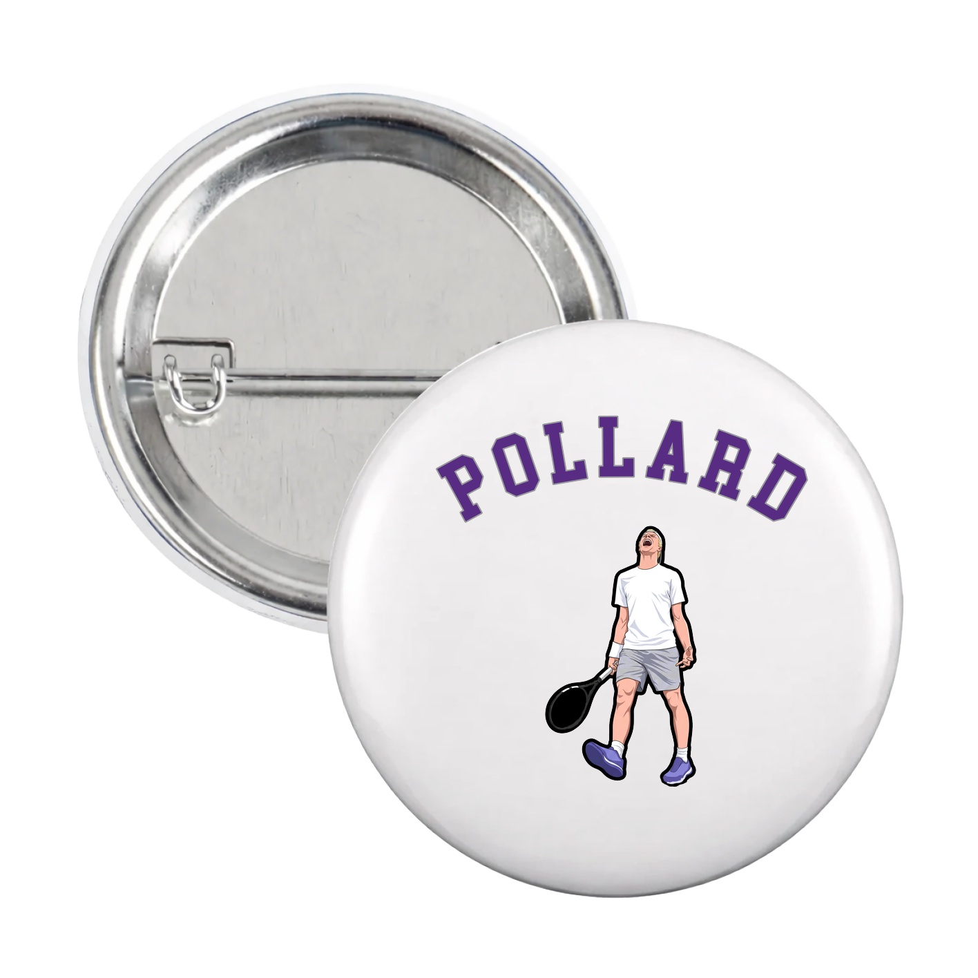 Game Day Button — Shirsey Arch in White