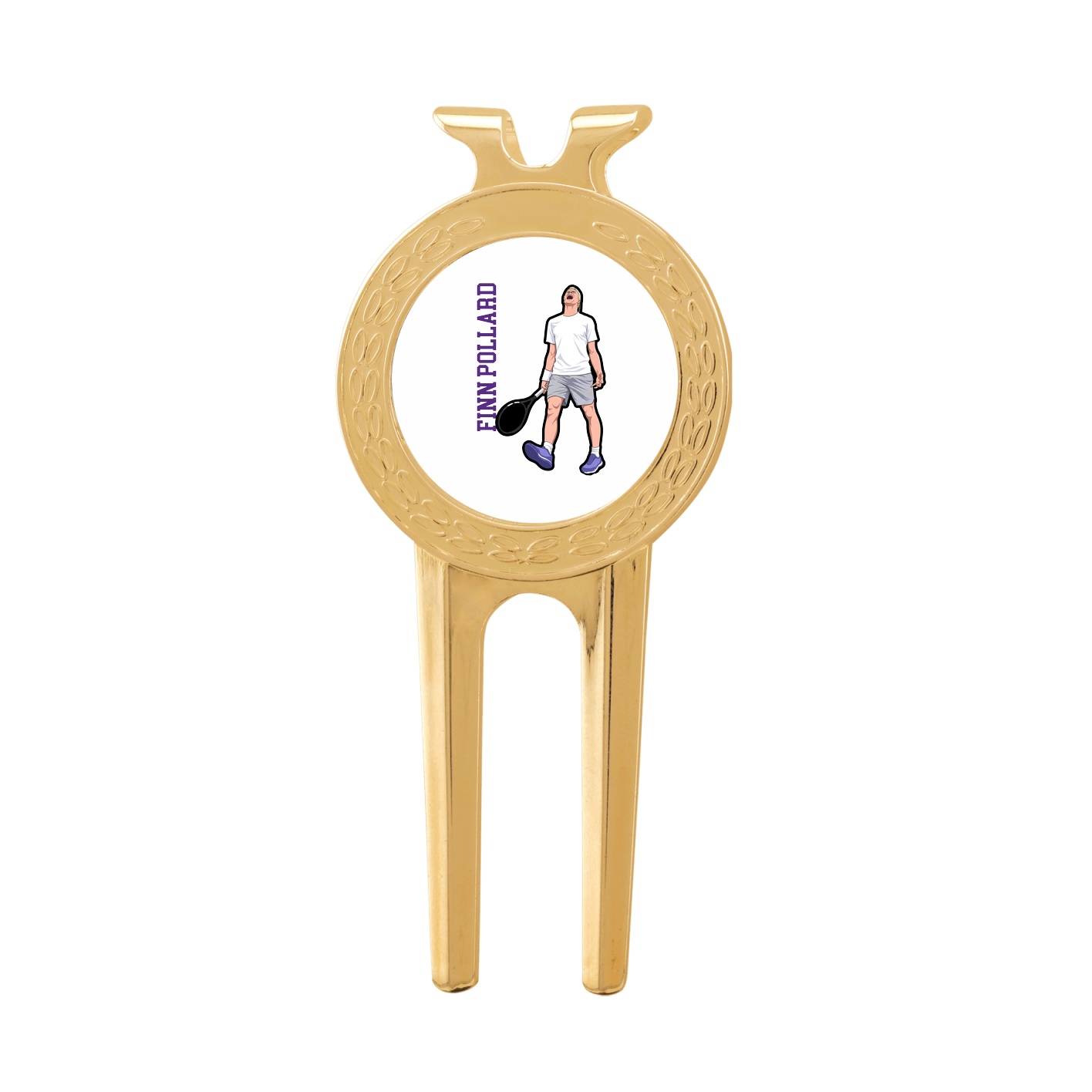 Divot Tool with Ball Marker — Name Vertical in Classic