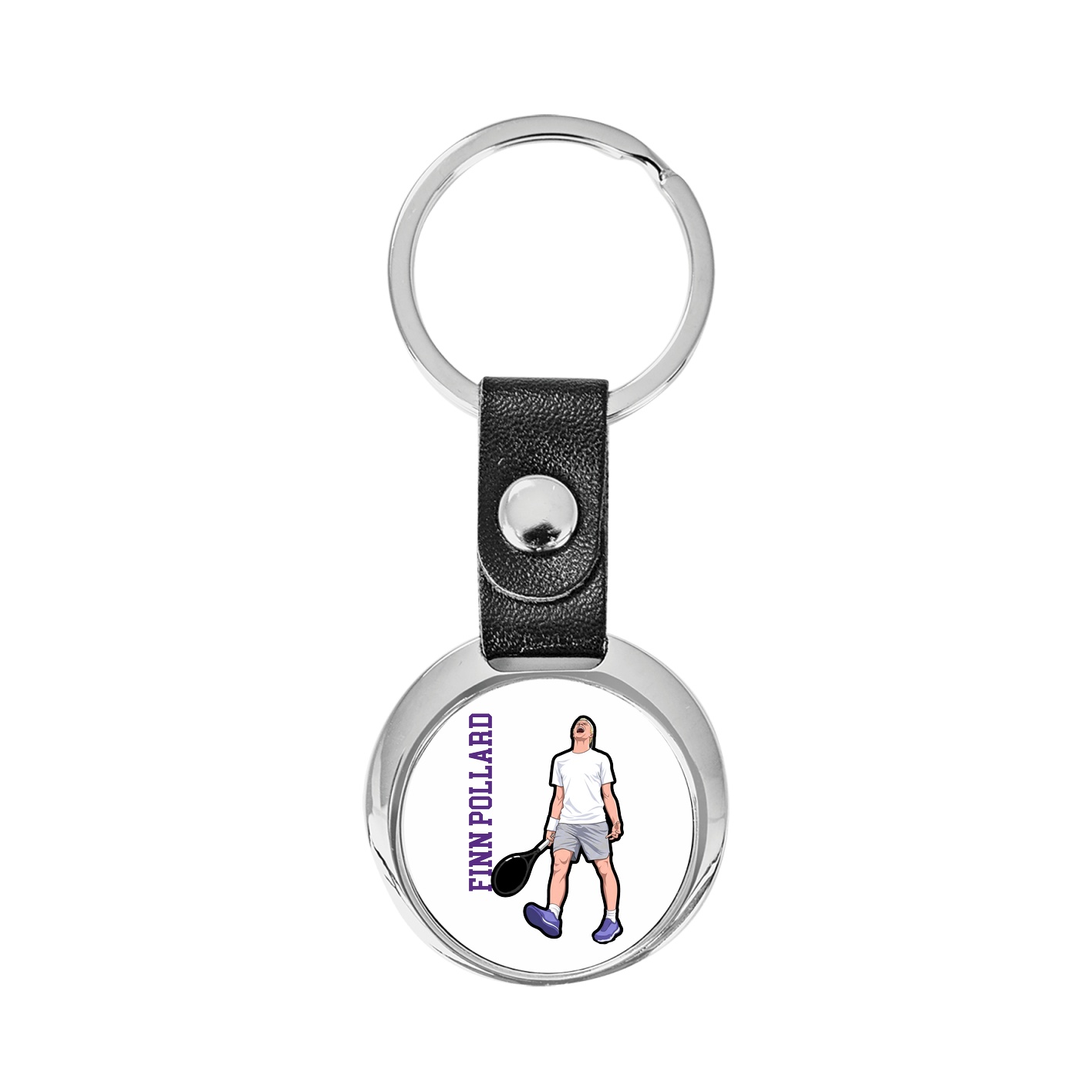 Key Chain — Name Vertical in Classic