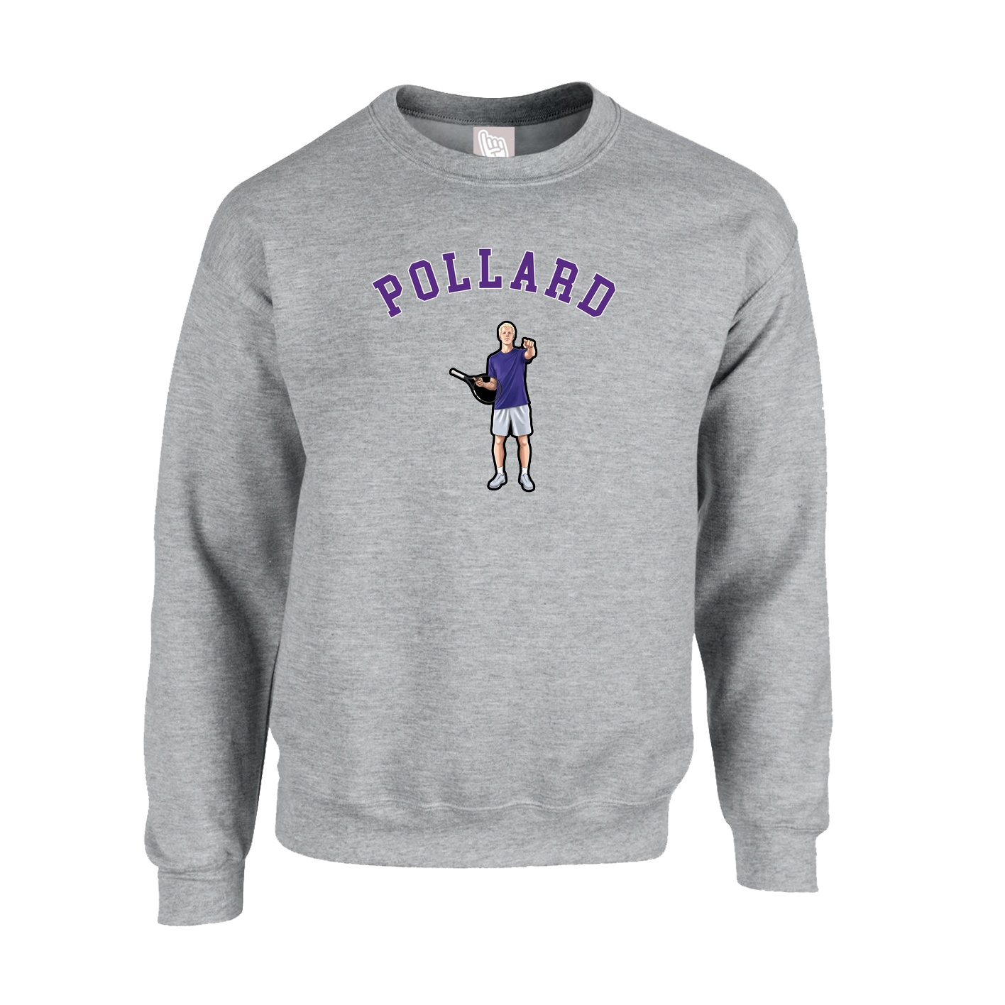 Fleece Crew — Shirsey Arch in Grey