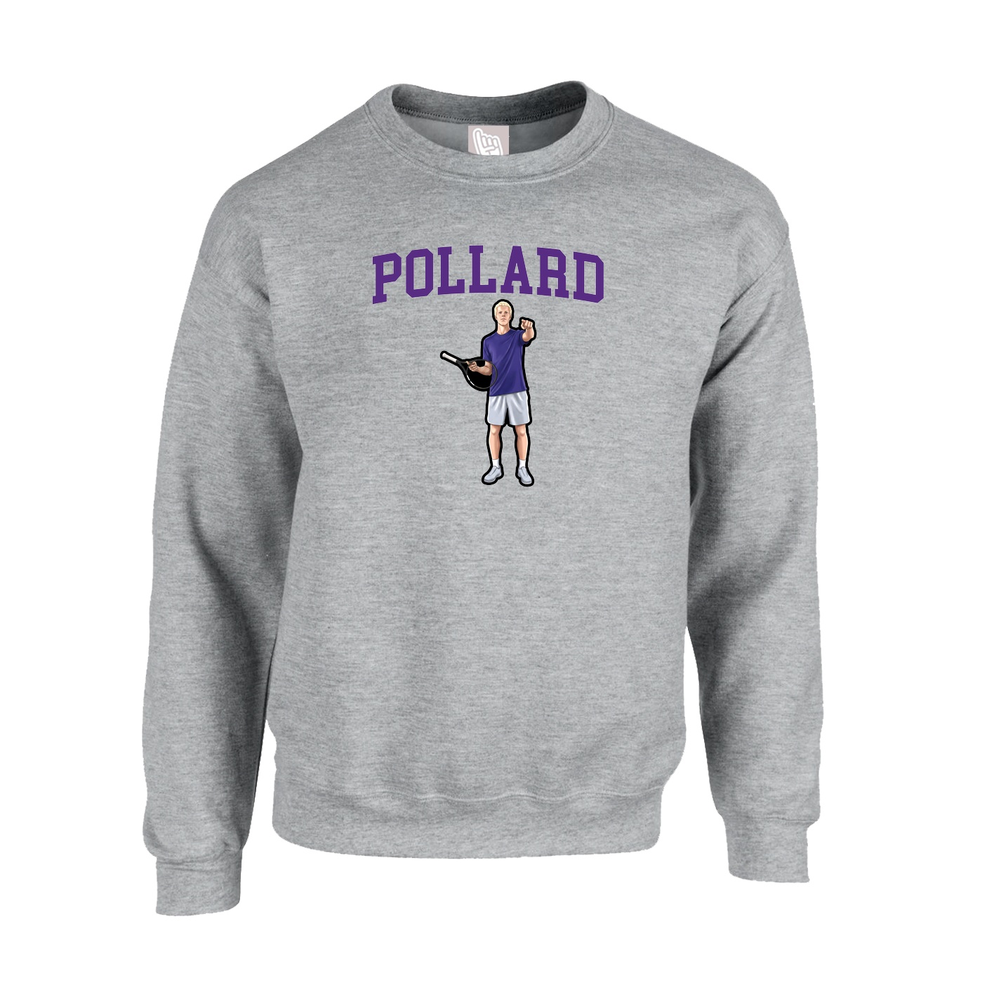 Fleece Crew — Shirsey in Grey