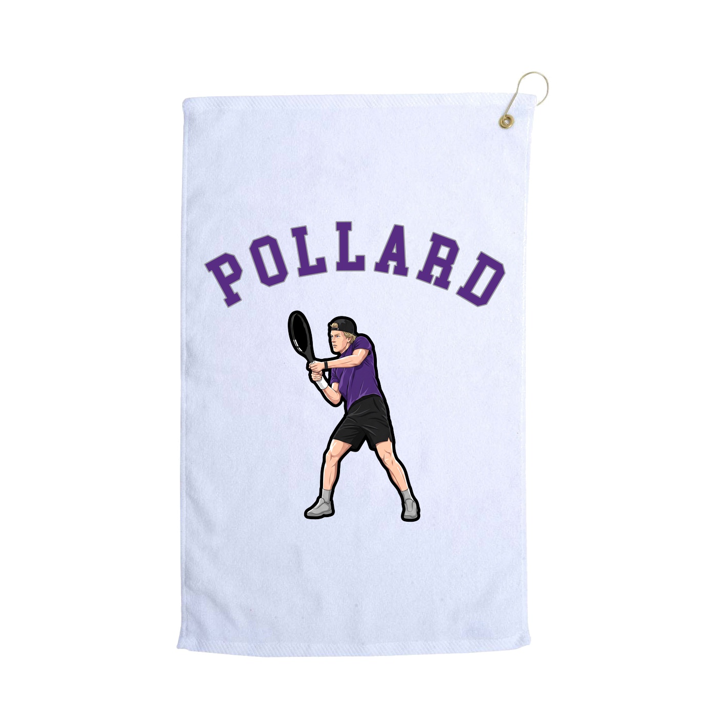Golf Towel — Shirsey Arch in White