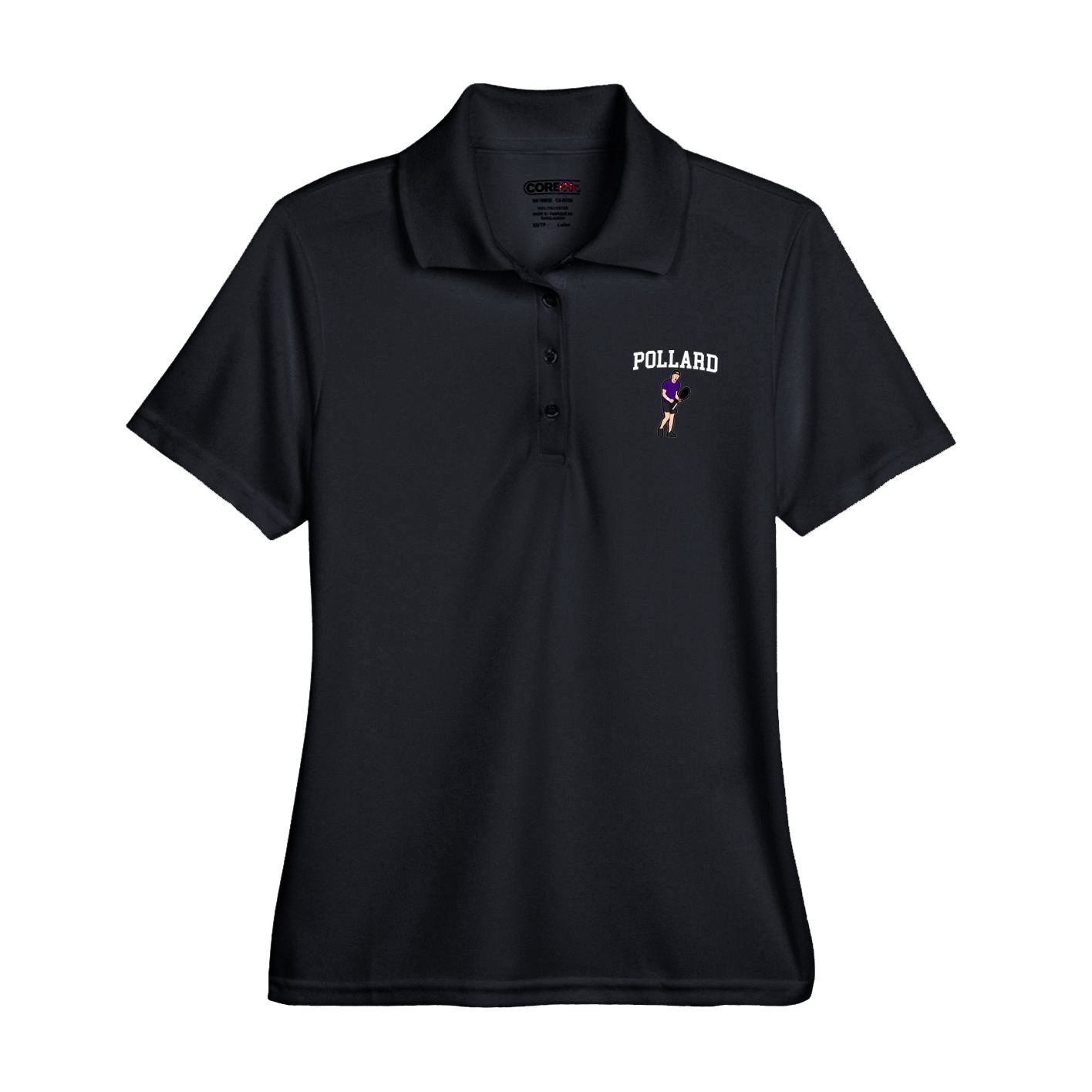 Womens Performance Polo — Shirsey in Black