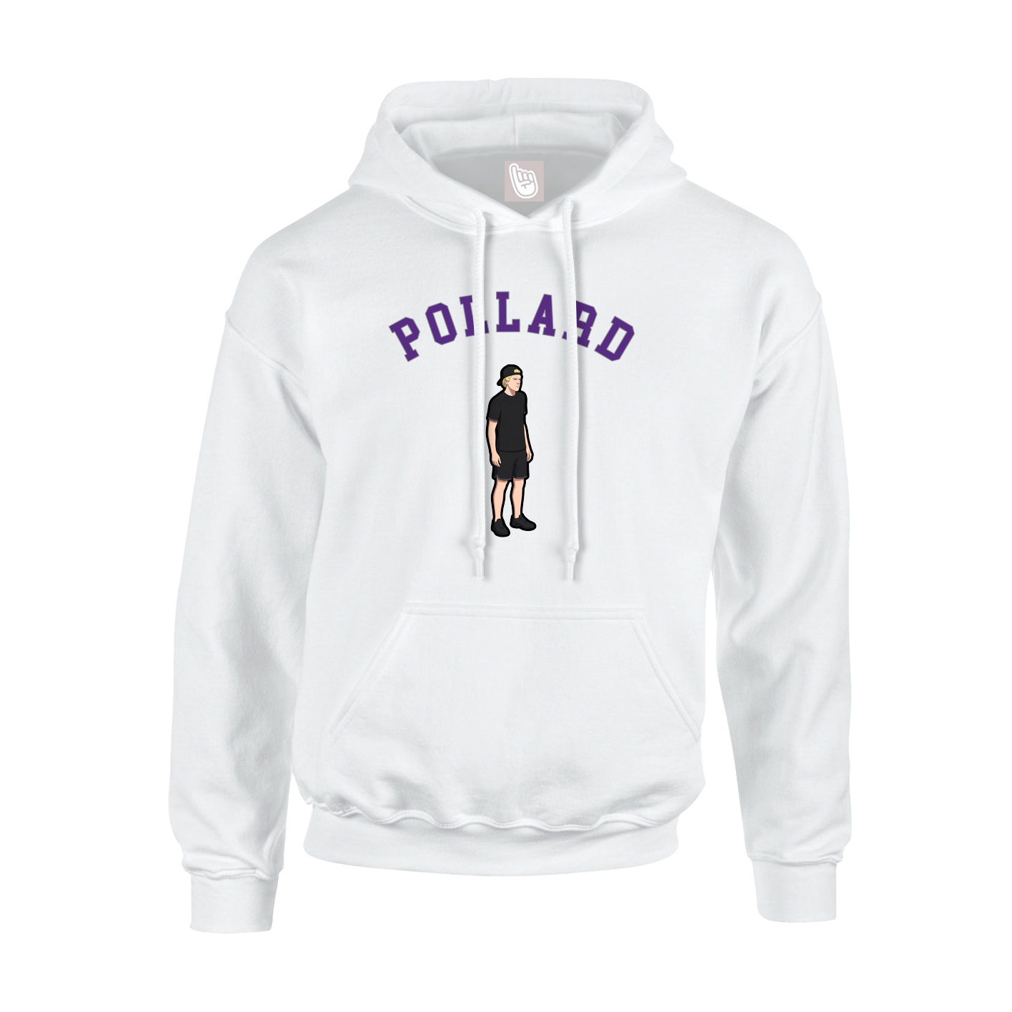 Youth Hoodie — Shirsey Arch in White