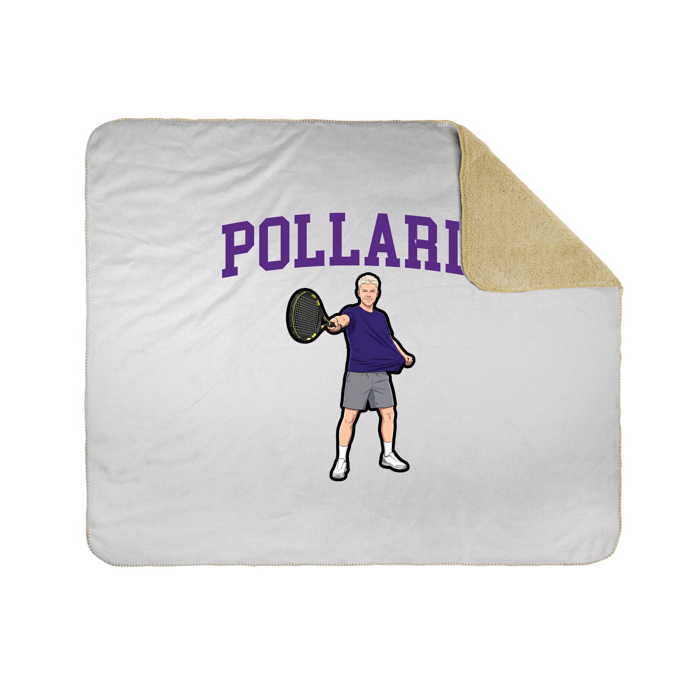 Throw Blanket — Shirsey in White