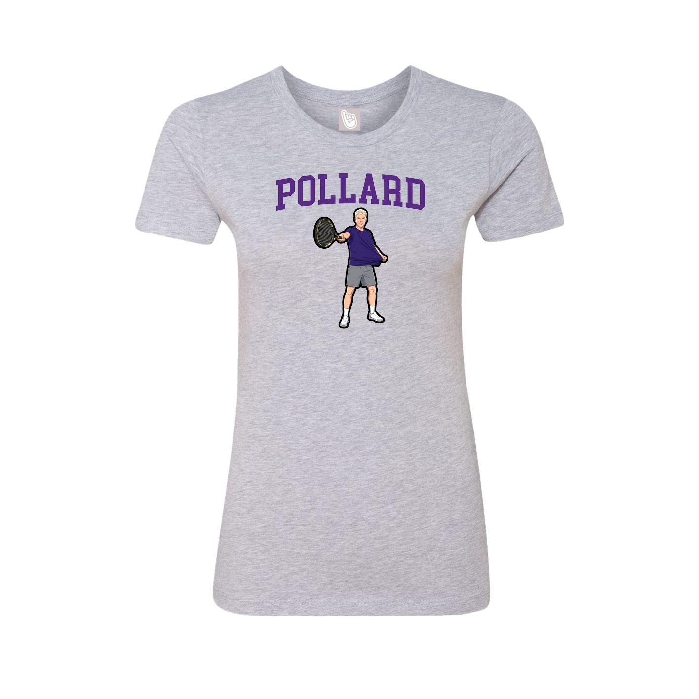 Fitted Women's Tee — Shirsey in Grey