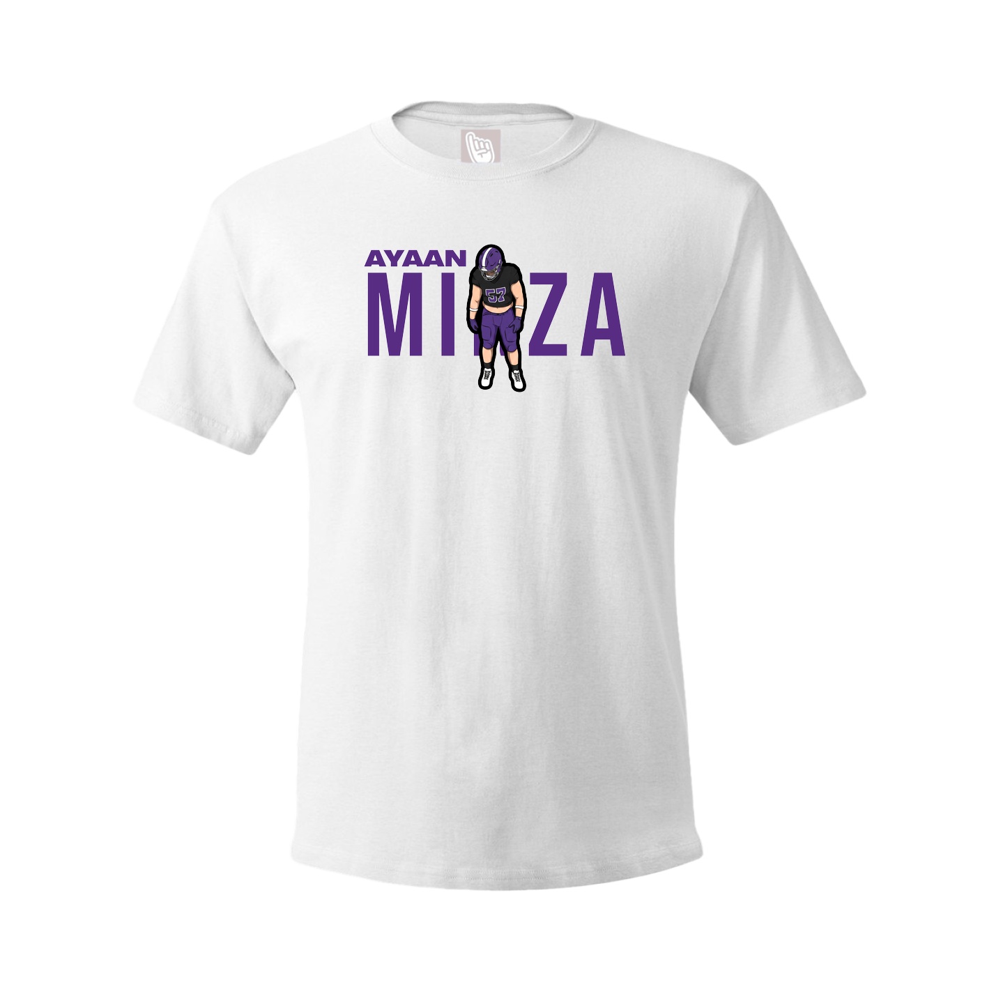 Youth Tee — Player Name in White