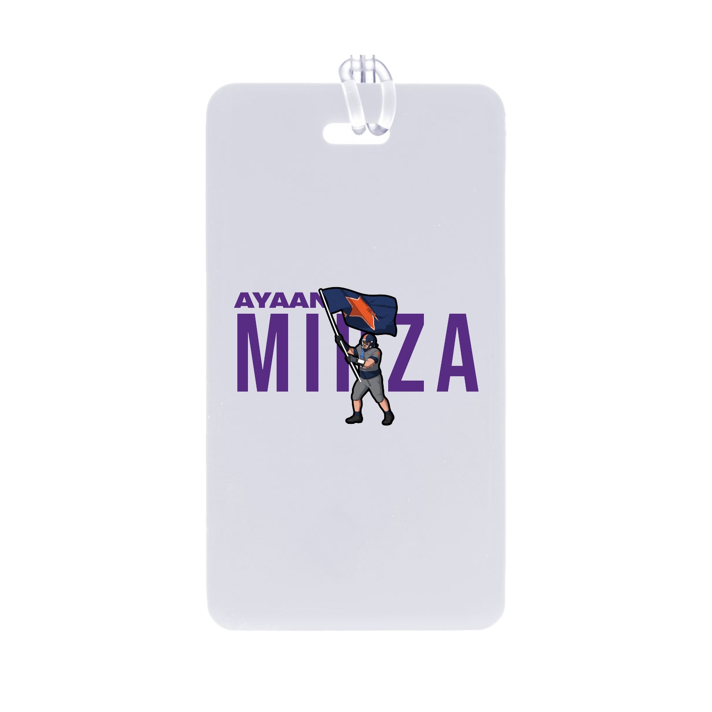 Bag Tag — Player Name in Classic