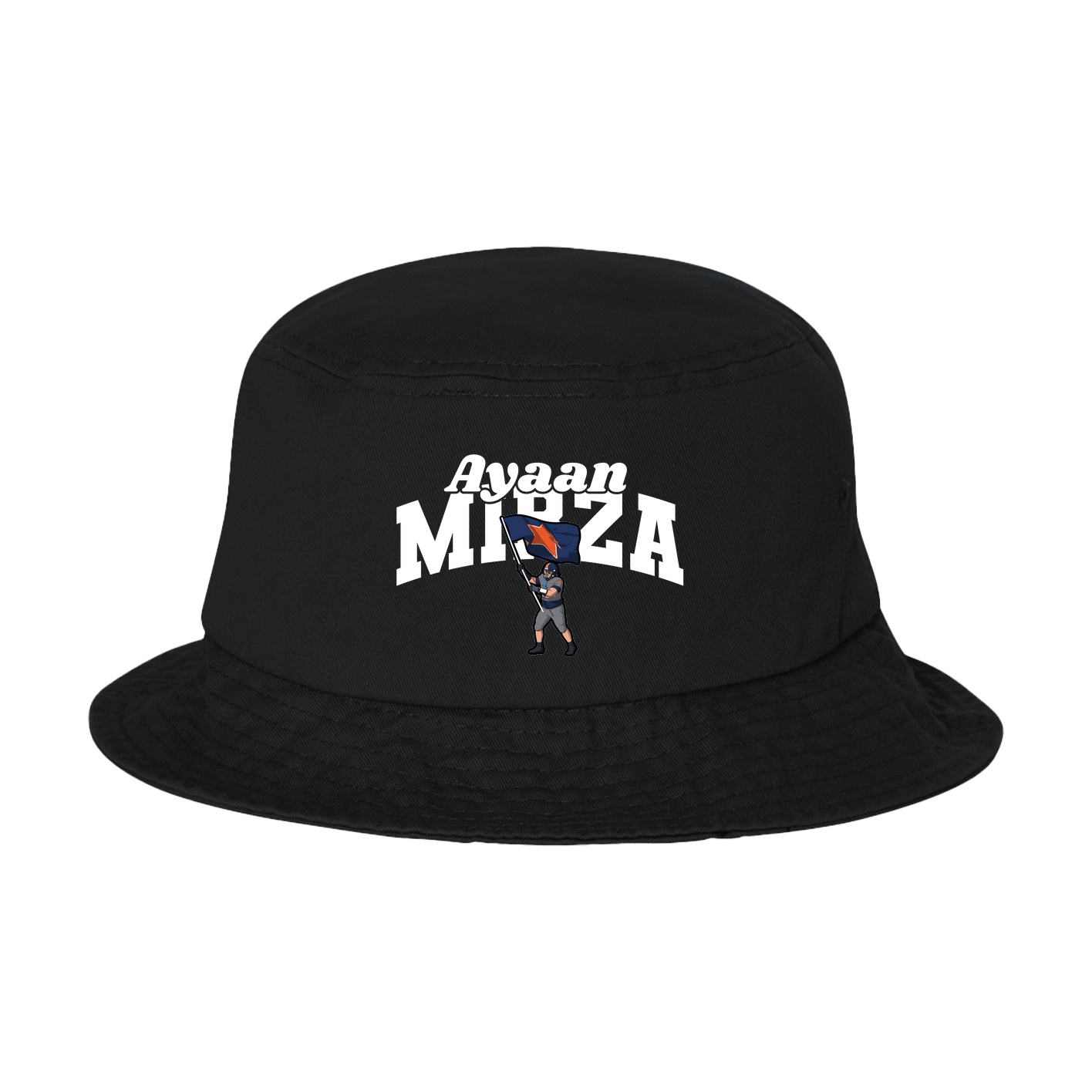 Bucket Cap — Signature Arch in Black