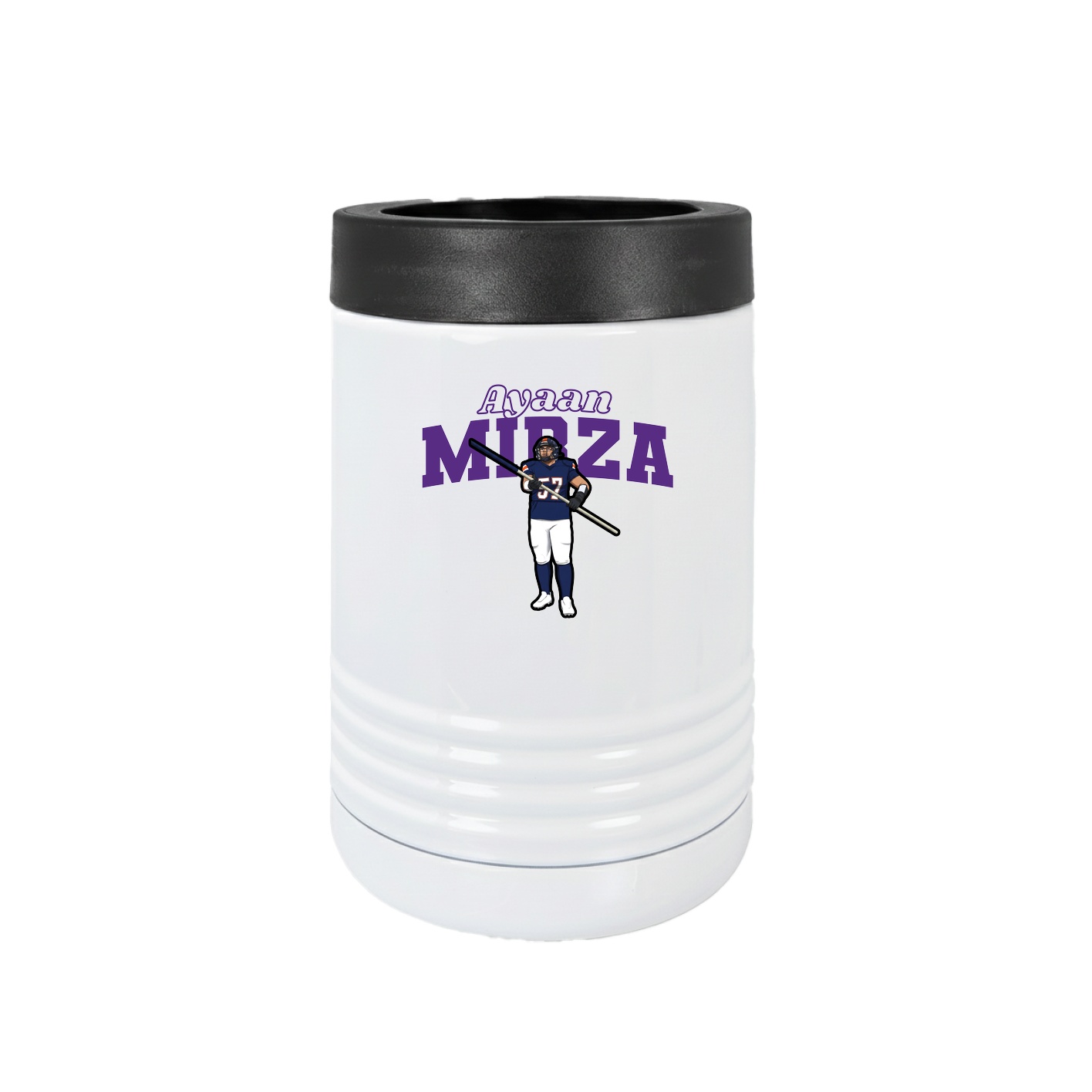 Beverage Holder — Name Arch in White