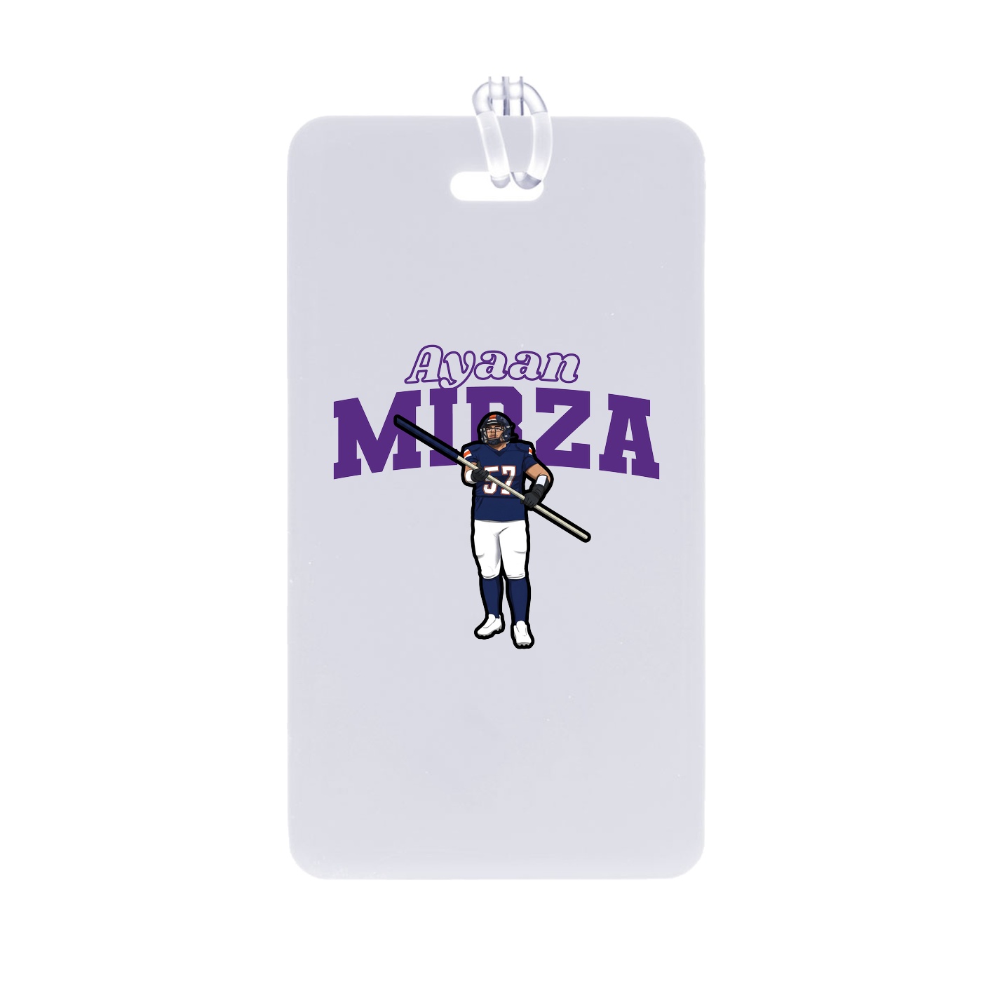 Bag Tag — Name Arch in Classic