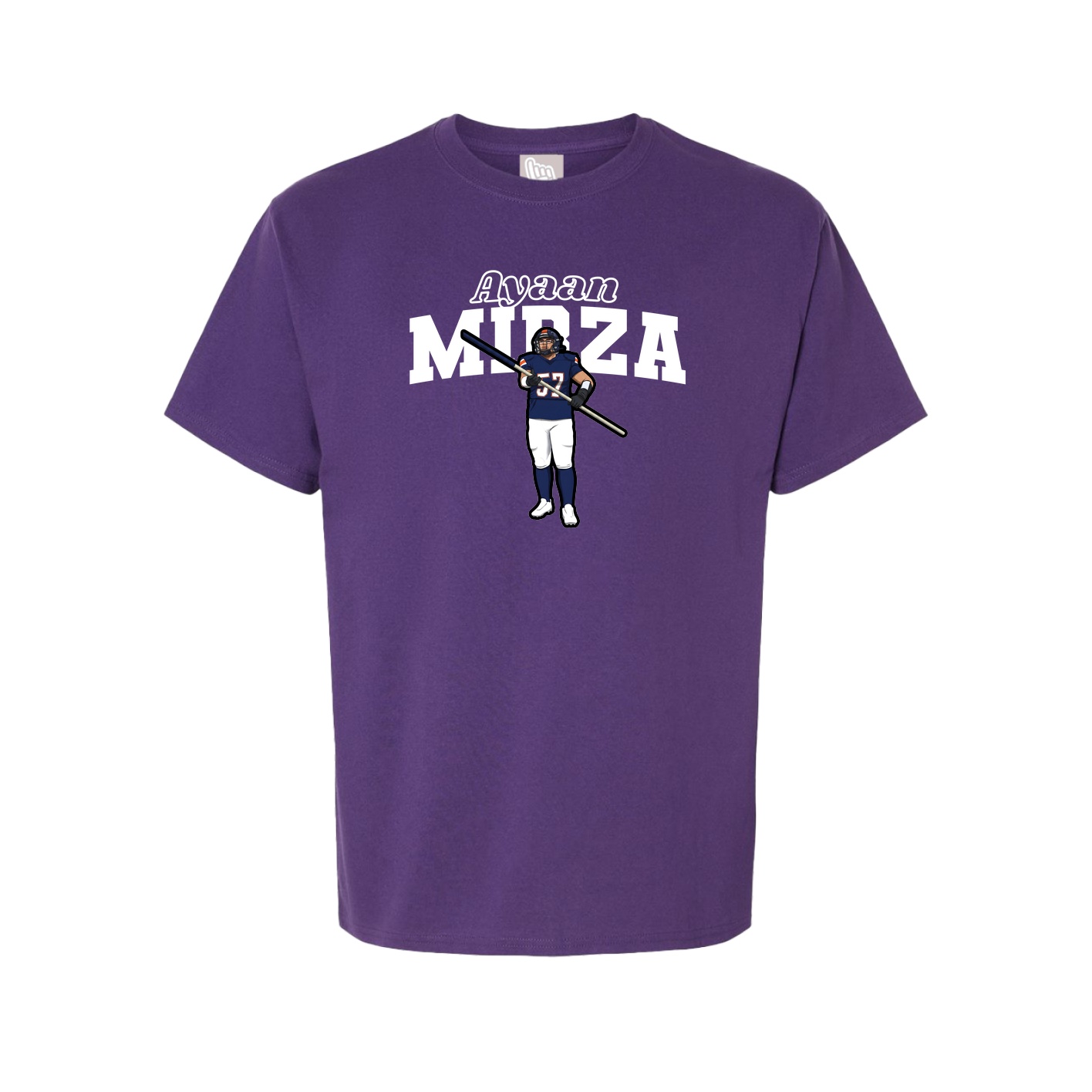 Tee — Name Arch in Purple