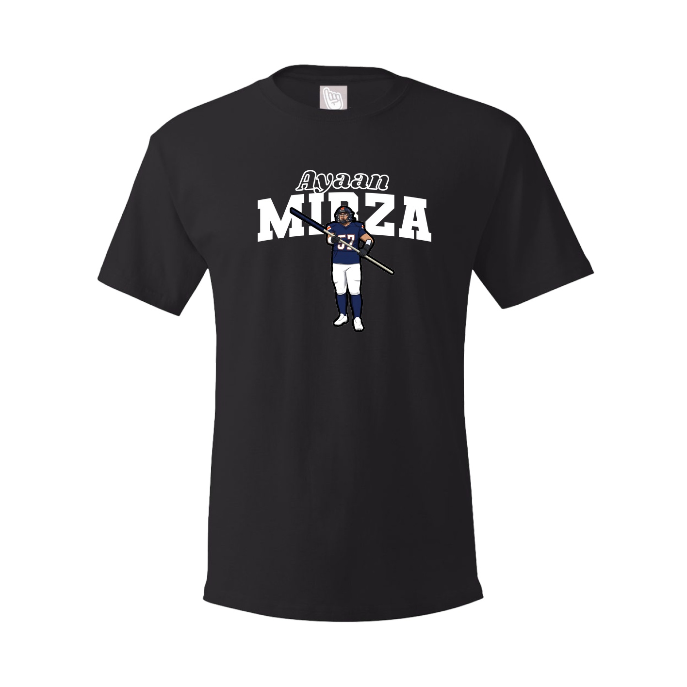 Youth Tee — Name Arch in Black