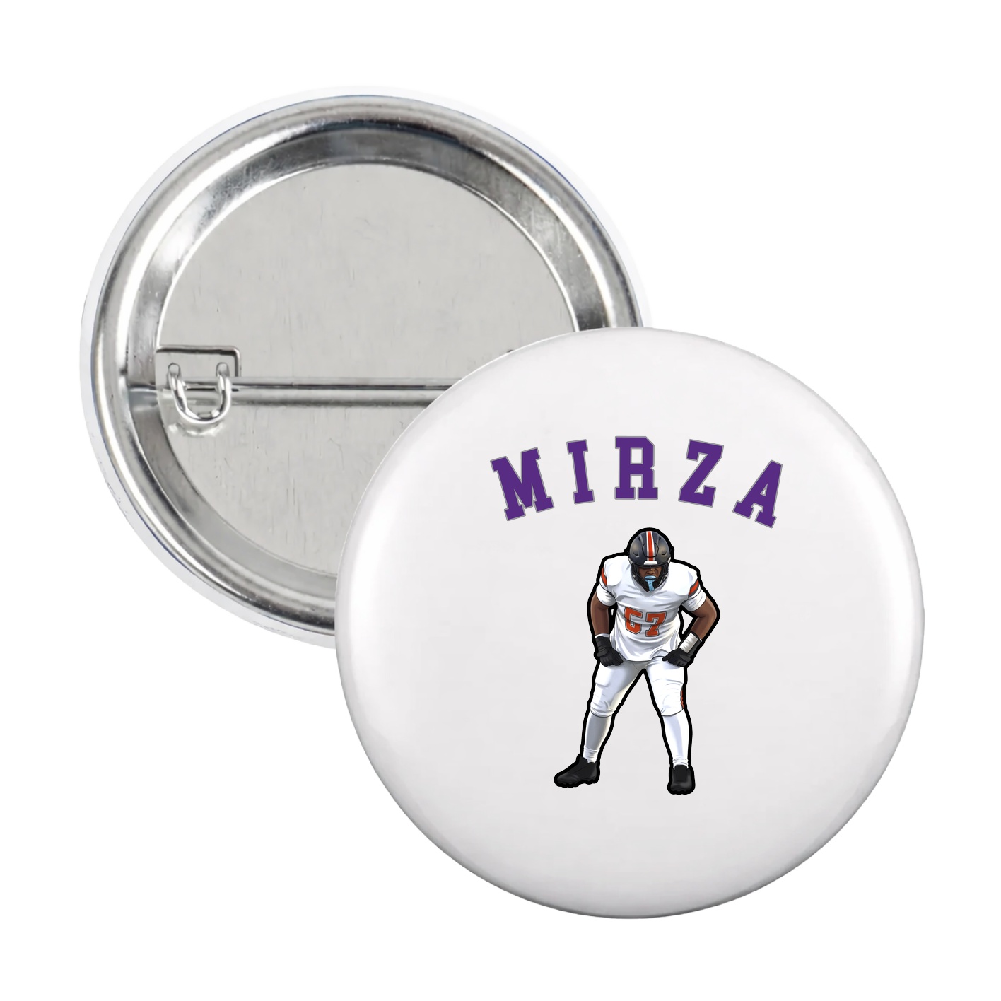 Game Day Button — Shirsey Arch in White