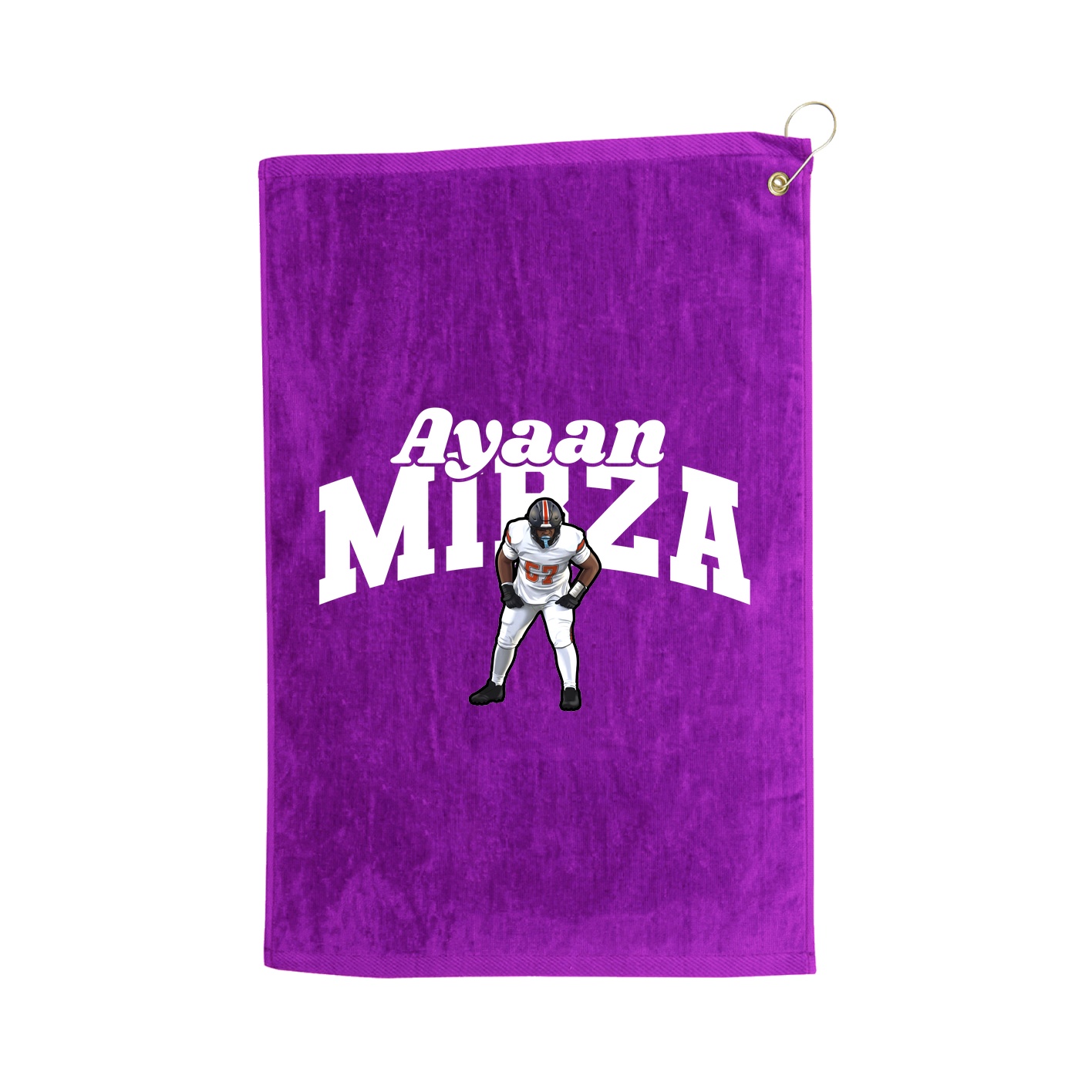 Golf Towel — Signature Arch in Purple
