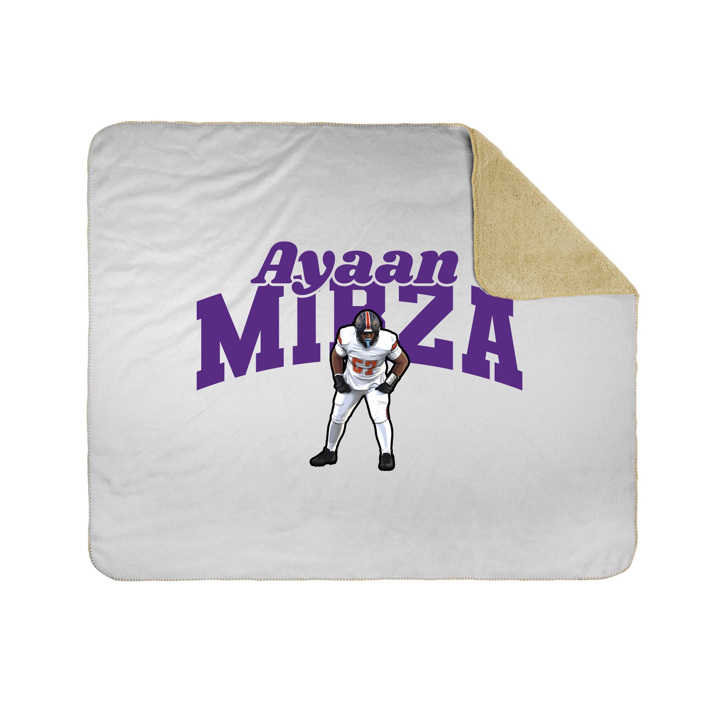 Throw Blanket — Signature Arch in White