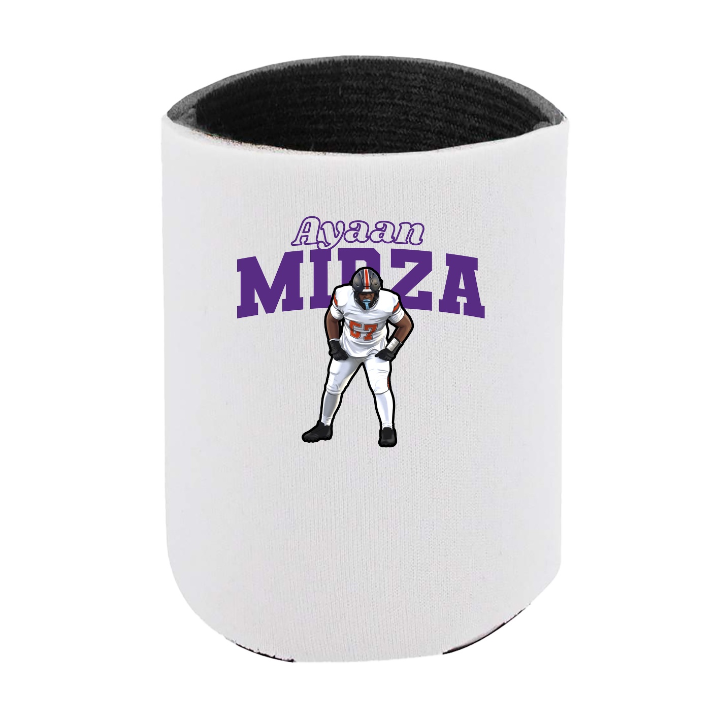 Can Holder — Name Arch in White