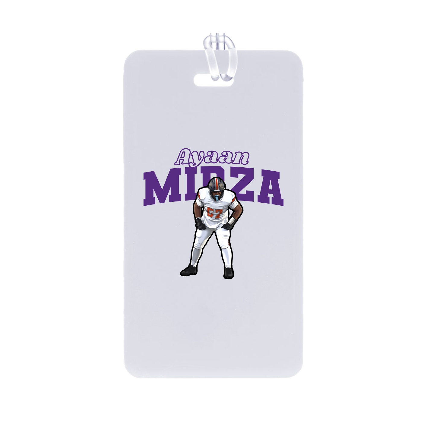 Bag Tag — Name Arch in Classic