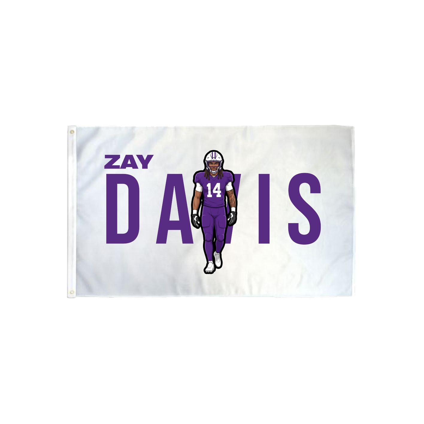 3x5 Flag — Player Name in Classic