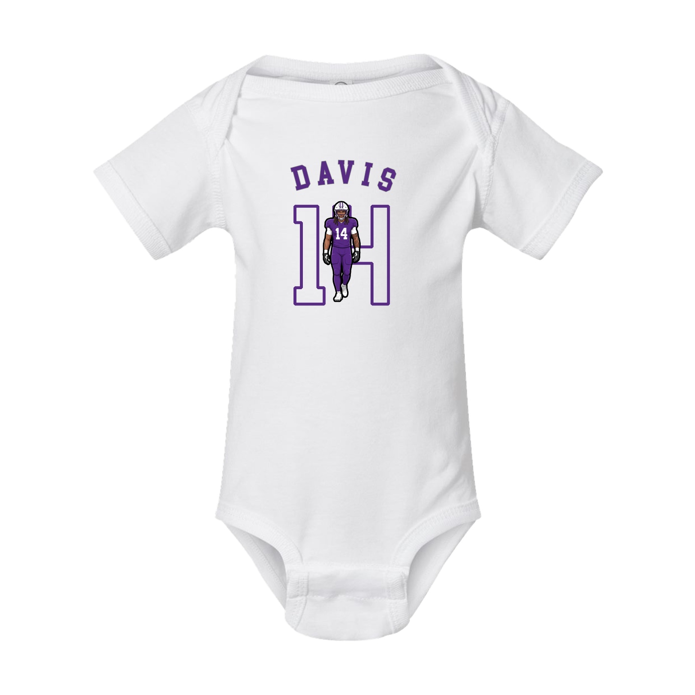 Baby Onesie — Shirsey Arch in White