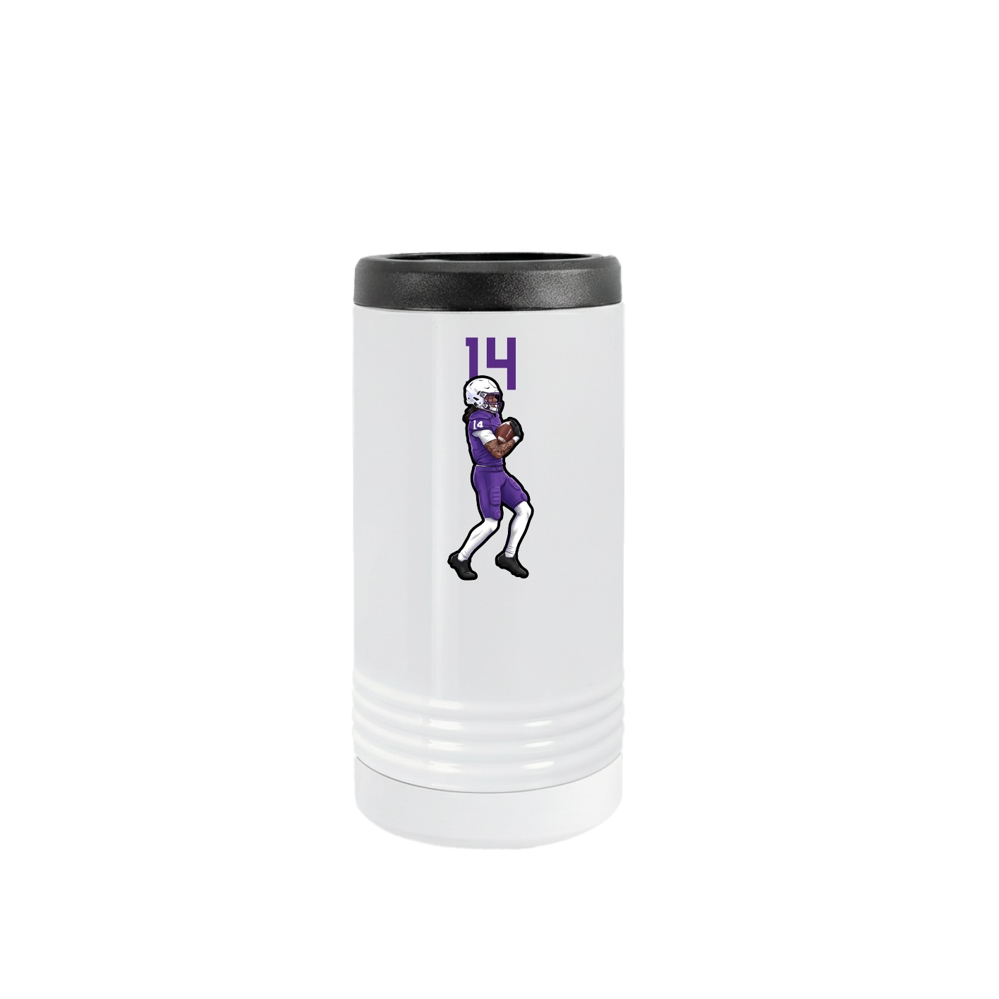 Slim Beverage Holder — Number Top in White