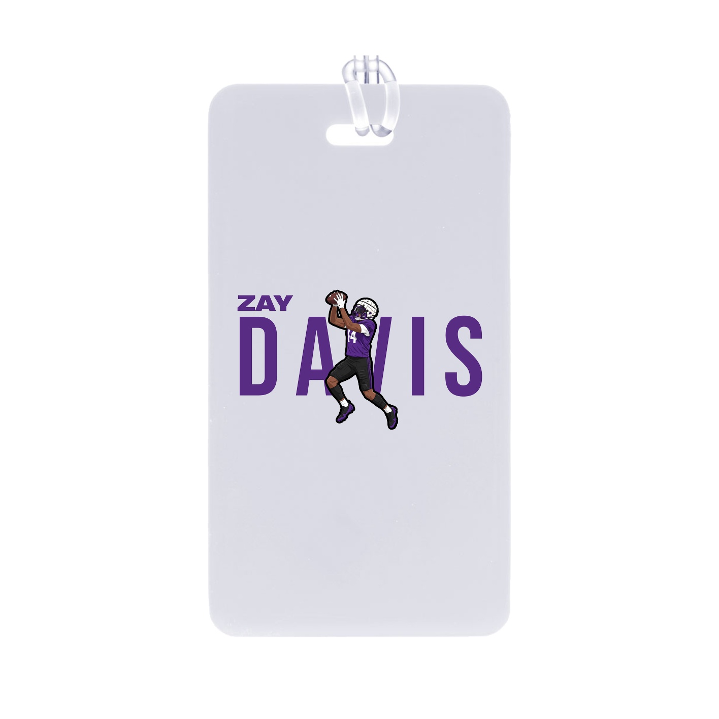 Bag Tag — Player Name in Classic