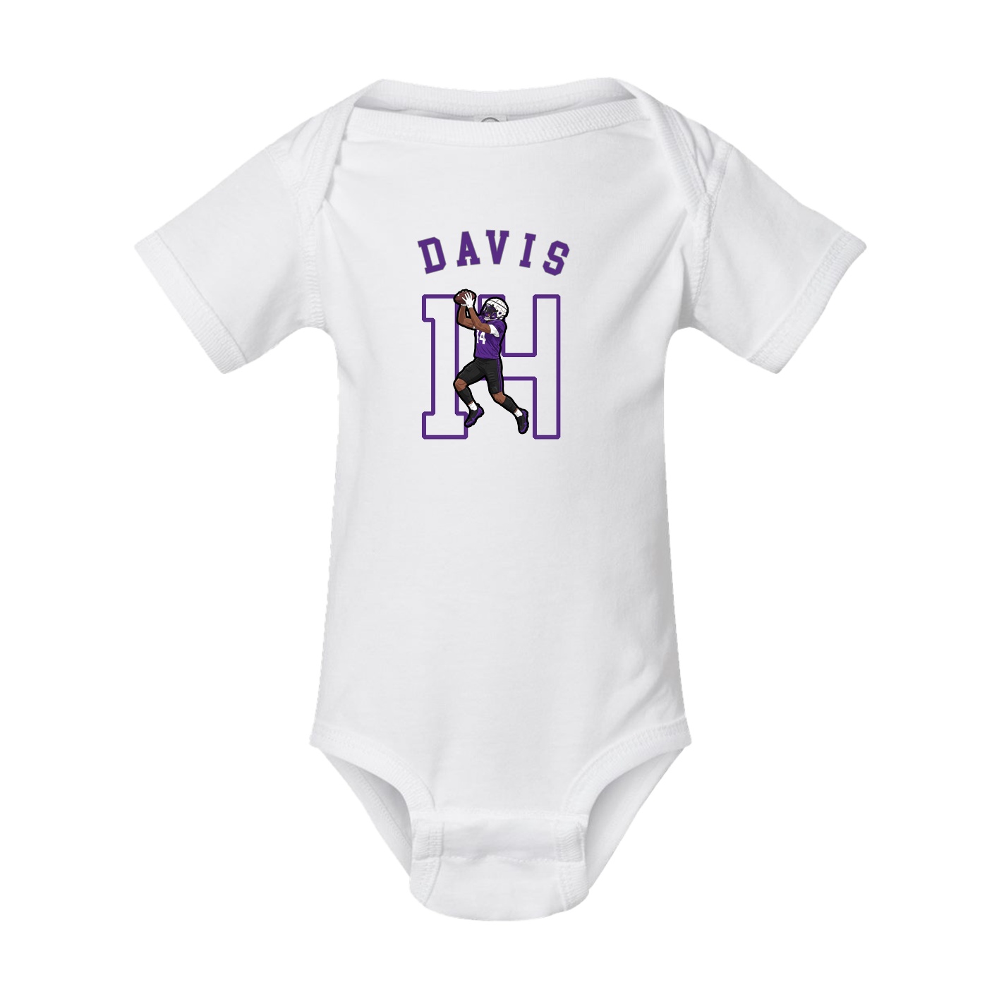 Baby Onesie — Shirsey Arch in White