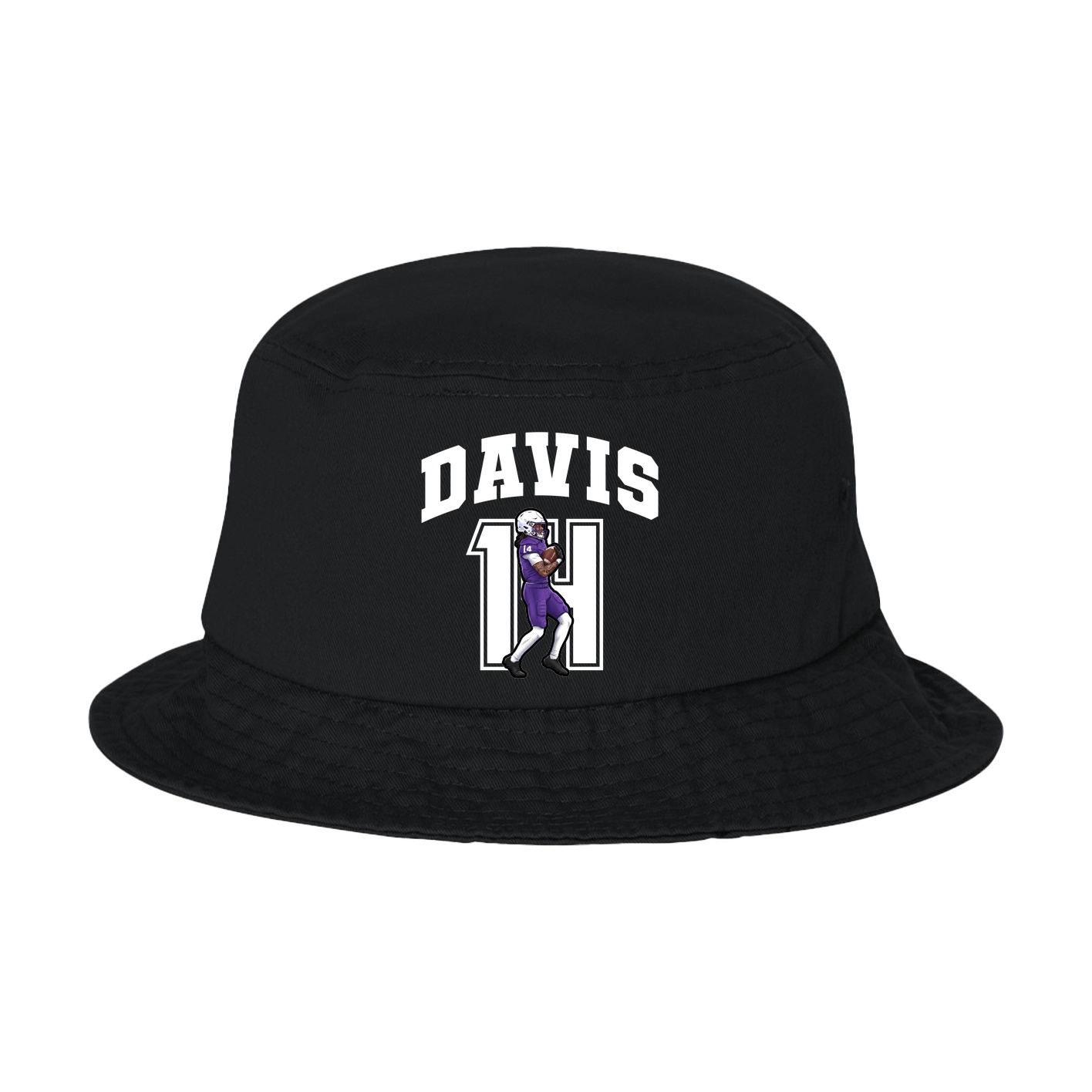 Bucket Cap — Number in Black