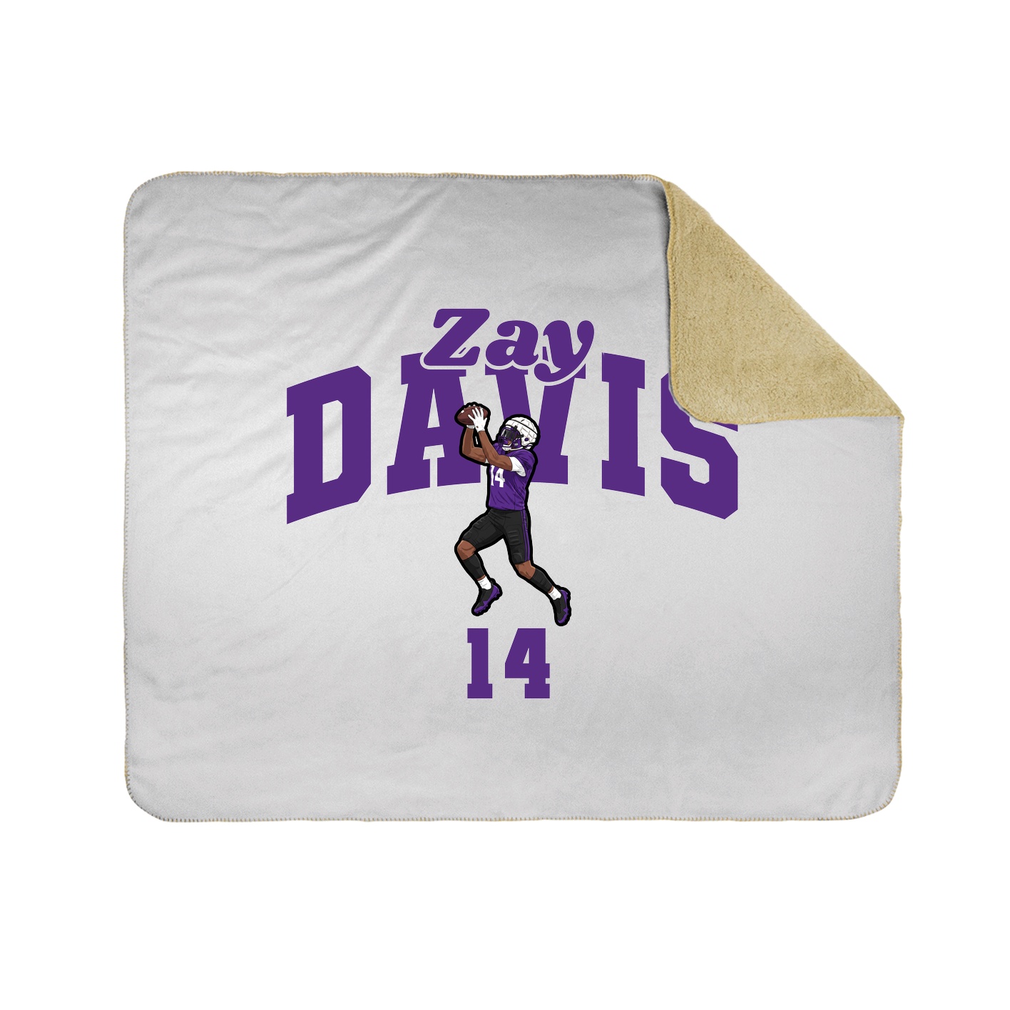 Throw Blanket — Signature Arch in White