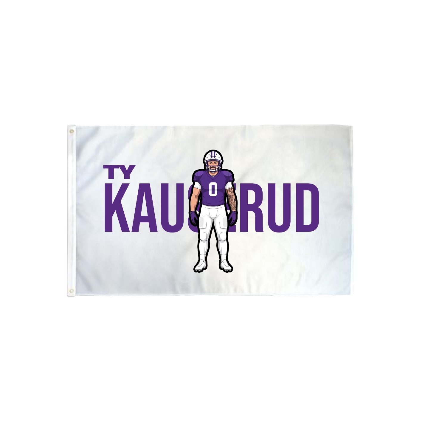 3x5 Flag — Player Name in Classic