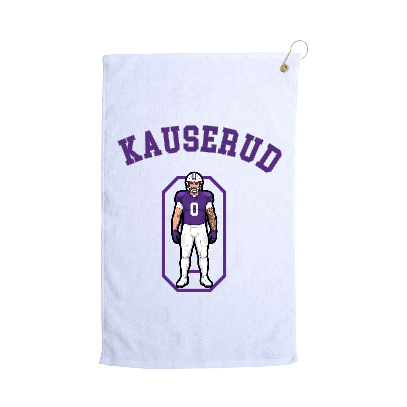 Golf Towel — Shirsey Arch in White