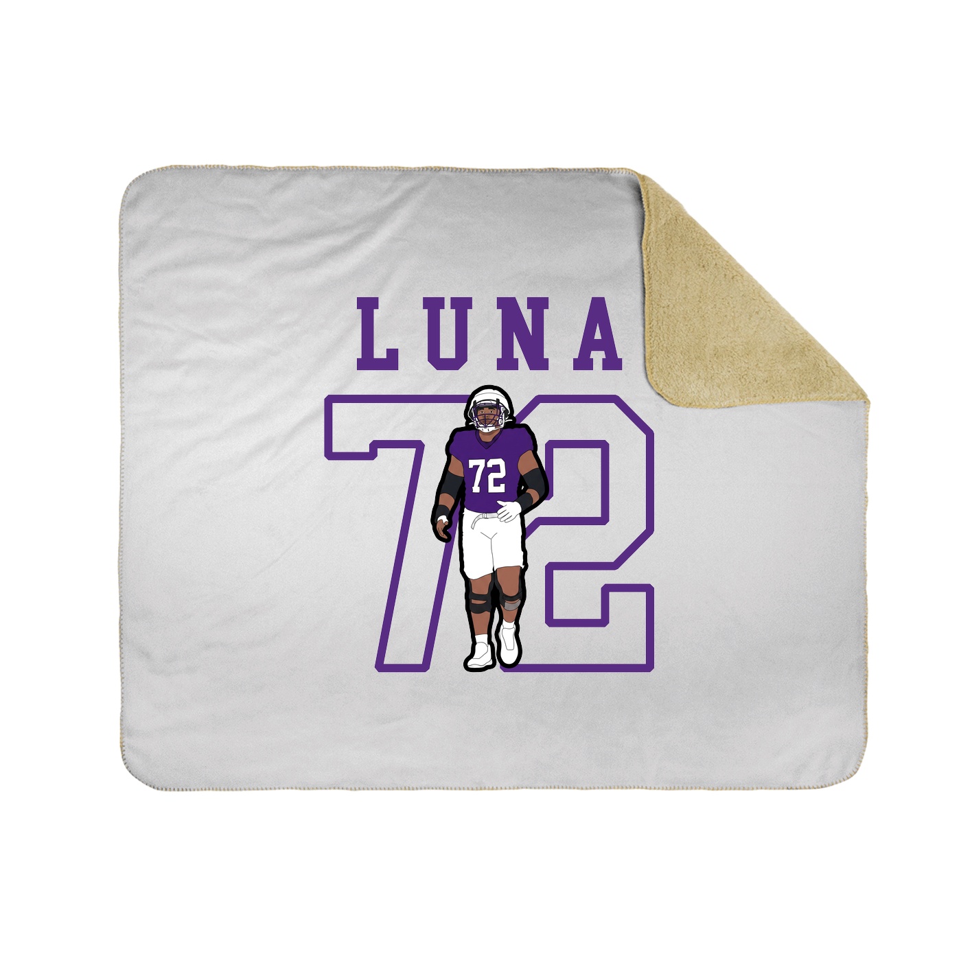 Throw Blanket — Shirsey in White