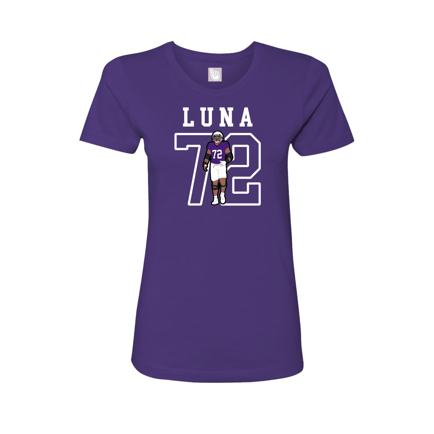 Fitted Women's Tee — Shirsey in Purple