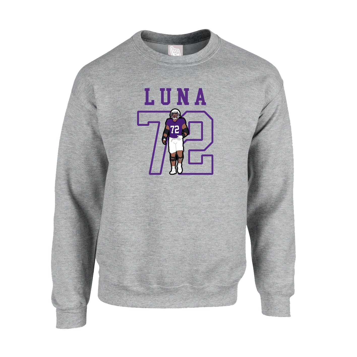 Fleece Crew — Shirsey in Grey