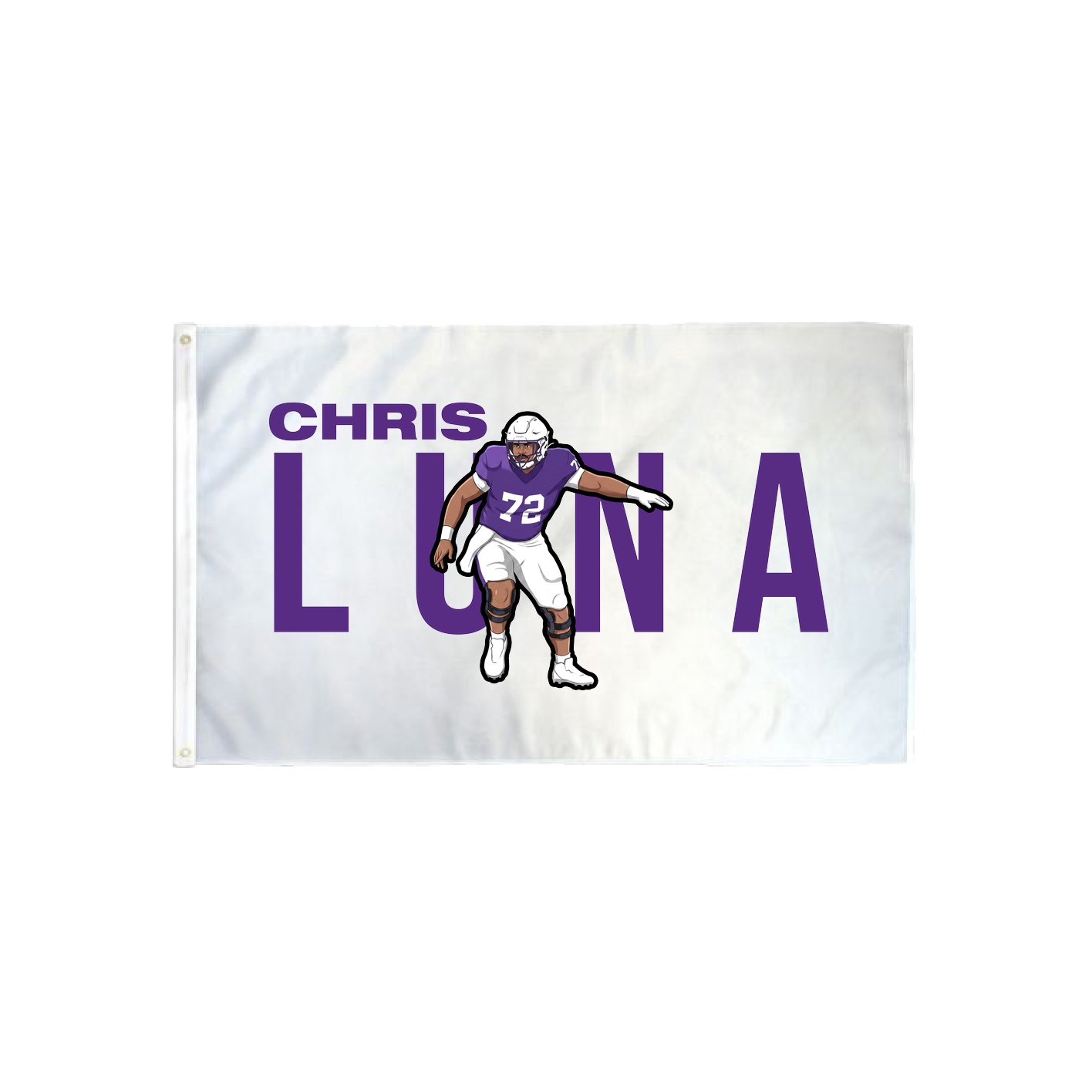 3x5 Flag — Player Name in Classic